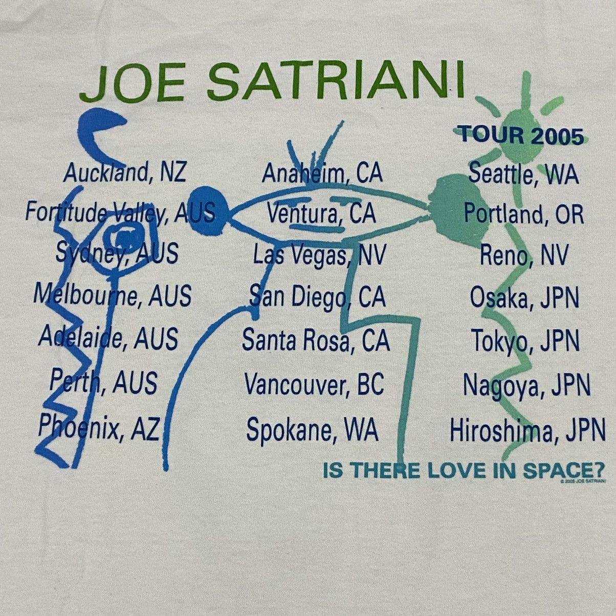 Band Tees Vintage Y2K guitarist joe satriani band tour Size US S / EU 44-46 / 1 - 5 Thumbnail