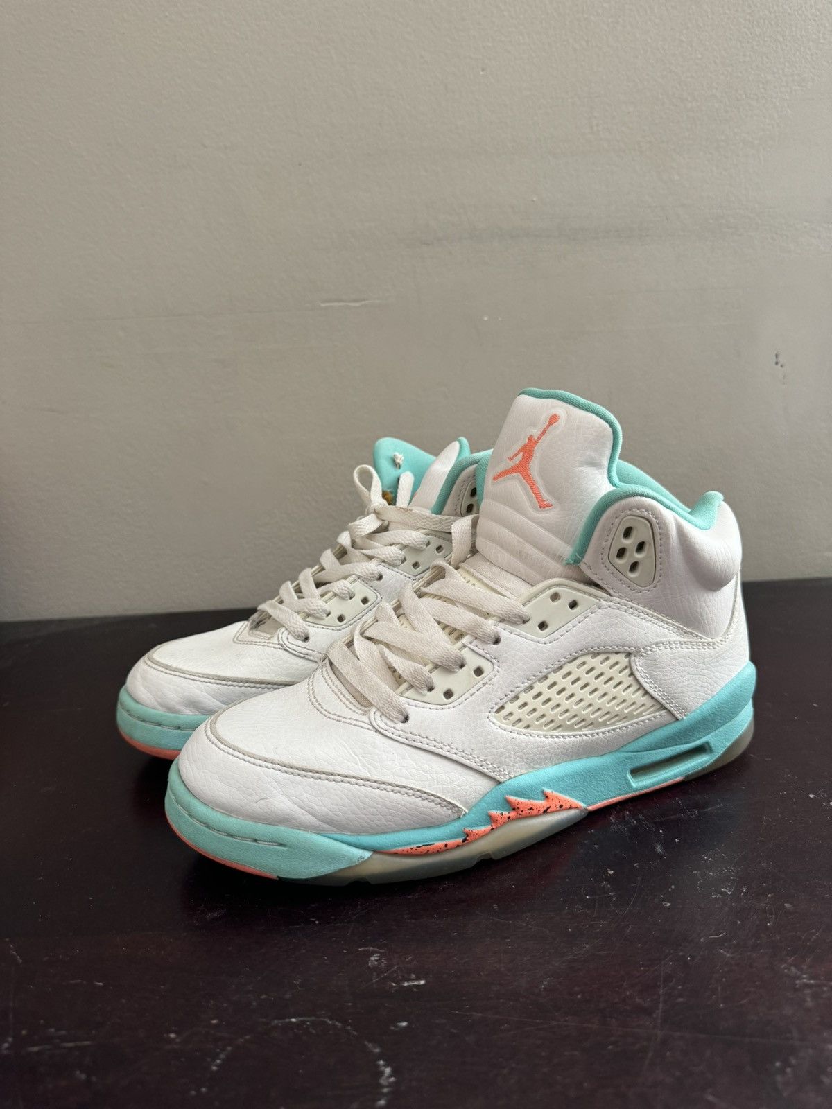 Jordan Brand Nike Streetwear Jordan 5 Light aqua Size 5.5y 7w Grailed