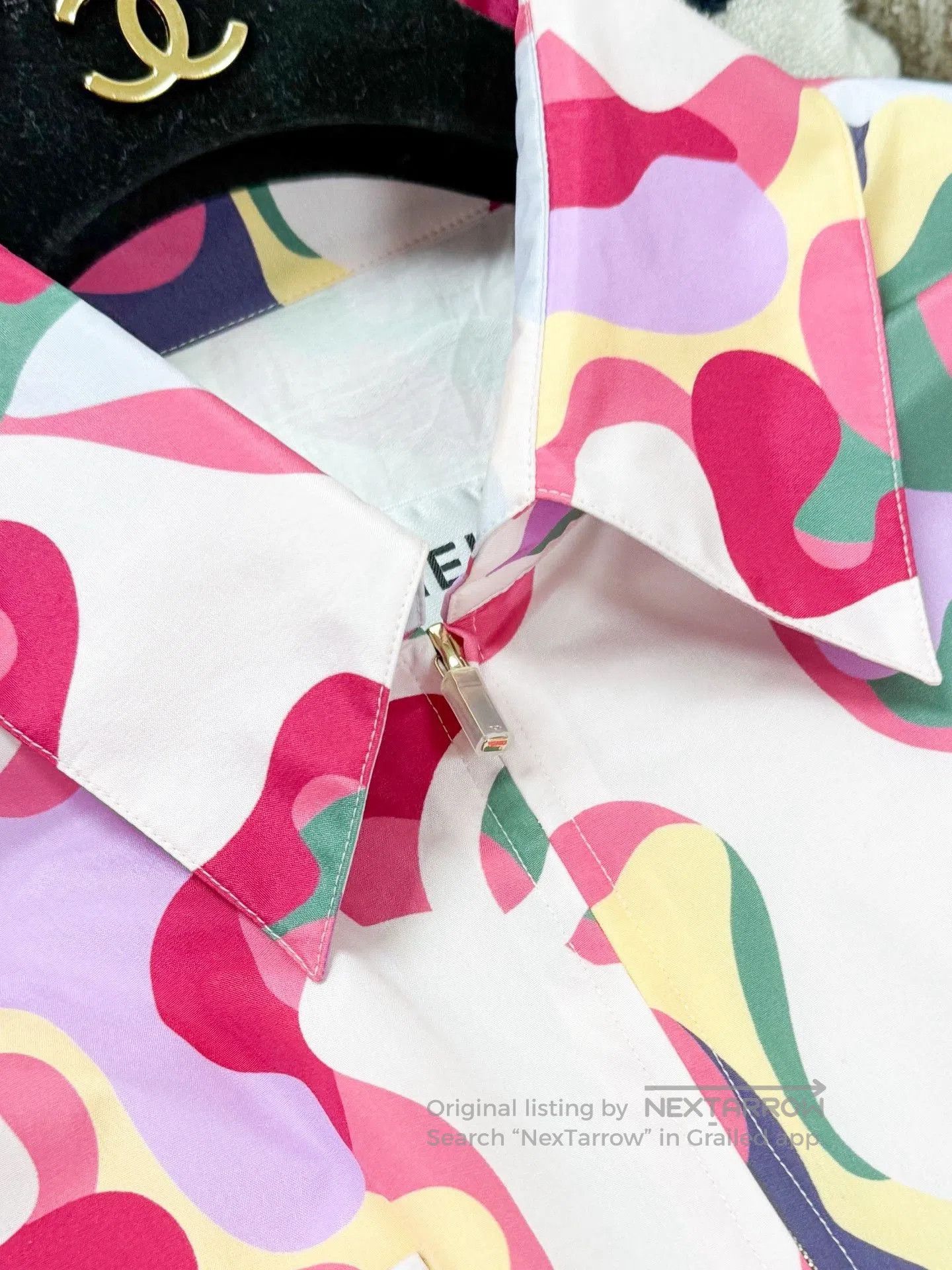 Chanel Chanel Colorful Camouflage Double C Windbreaker. Size XS / US 0-2 / IT 36-38 - 5 Thumbnail