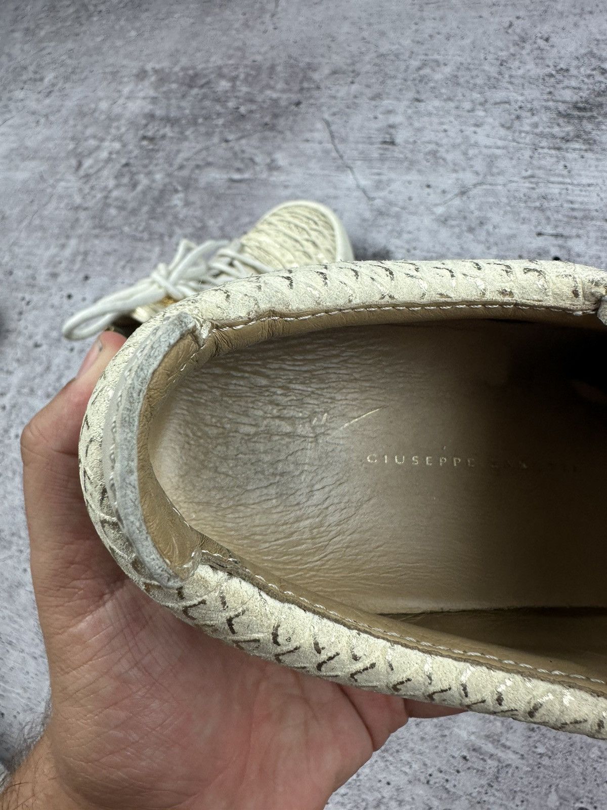 Giuseppe Zanotti Women's Giuseppe Zanotti Leather Sneakers Size US 7.5 / IT 37.5 - 12 Thumbnail