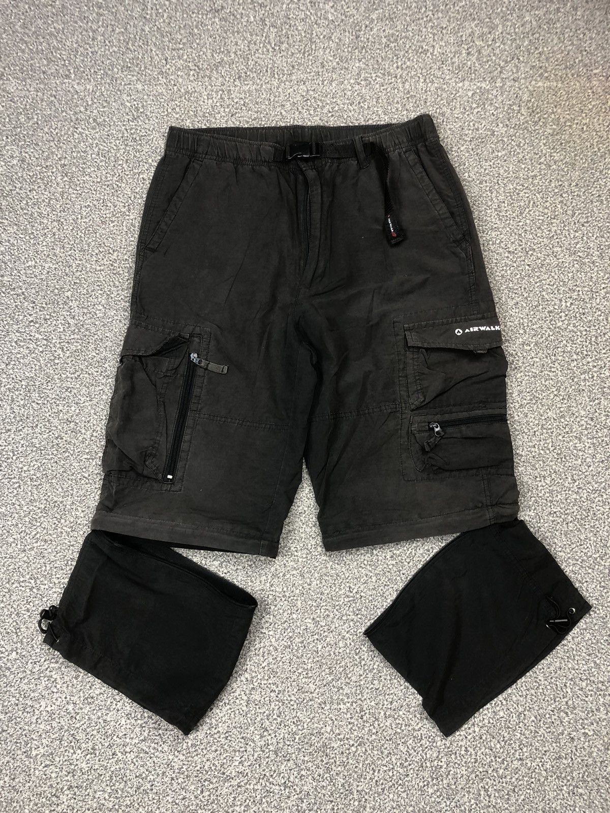 Airwalk Vintage Sunfaded Airwalk 3 quater Cargo Pants Size US 34 / EU 50 - 2 Thumbnail