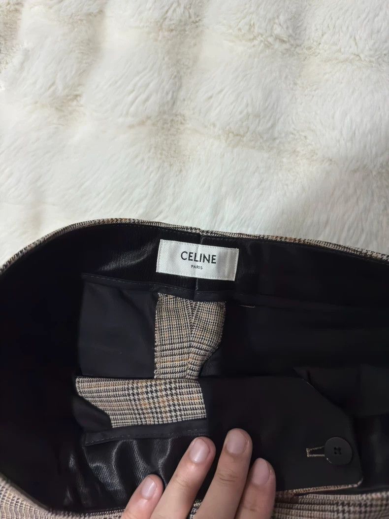 Celine Celine size 46 Plaid flared trousers Size US 30 / EU 46 - 4 Thumbnail