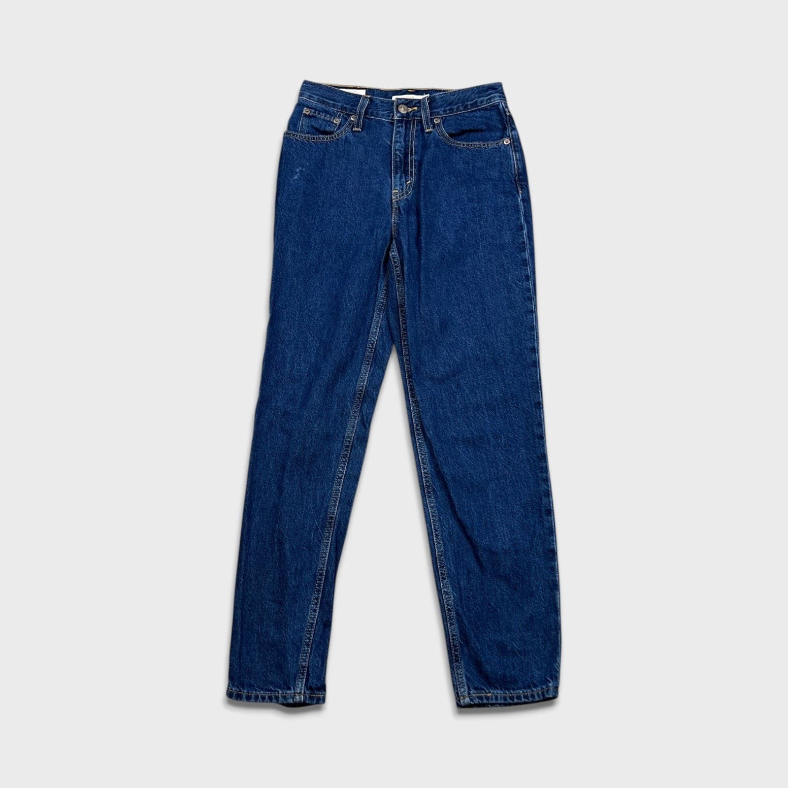 Levi's Levi's 80s Mom Jean 25x28 Blue High Rise Taper Leg Denim Size 25" / US 0 / IT 36 - 1 Thumbnail