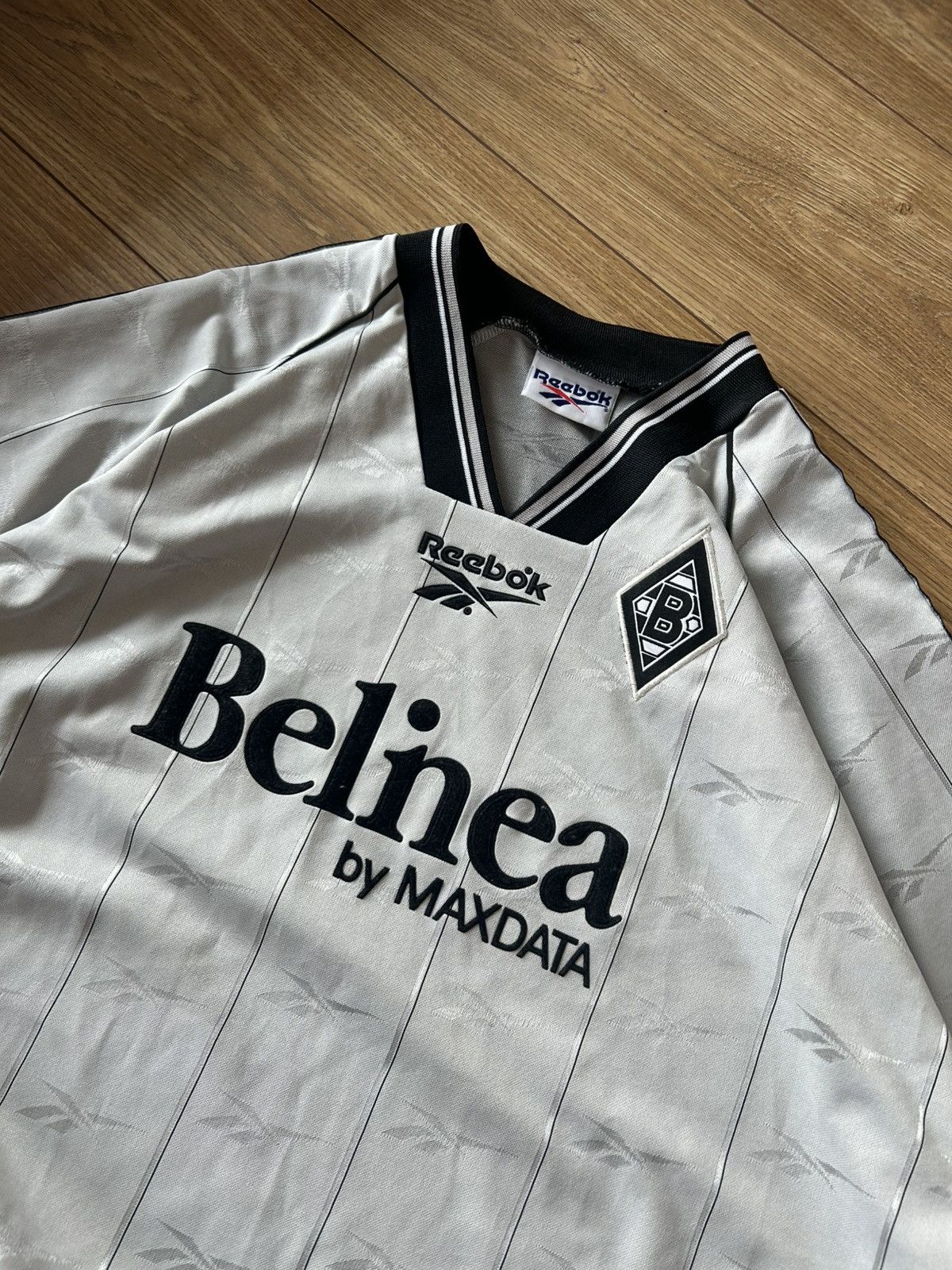 Adidas × Puma × Reebok Rebook Borussia Monchengladbach Soccer Jersey 90s 1997 Size US XL / EU 56 / 4 - 2 Thumbnail