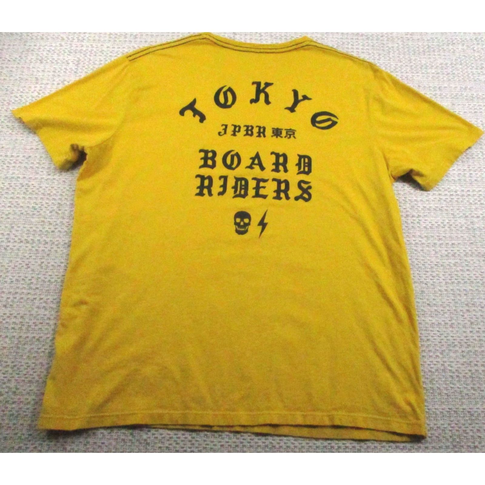 Vintage SportofKings Shirt Mens Medium Yellow Tokyo Board Riders Graphic Skull Beach Sports Shirt Mens Medium Yellow Size US M / EU 48-50 / 2 - 2 Thumbnail