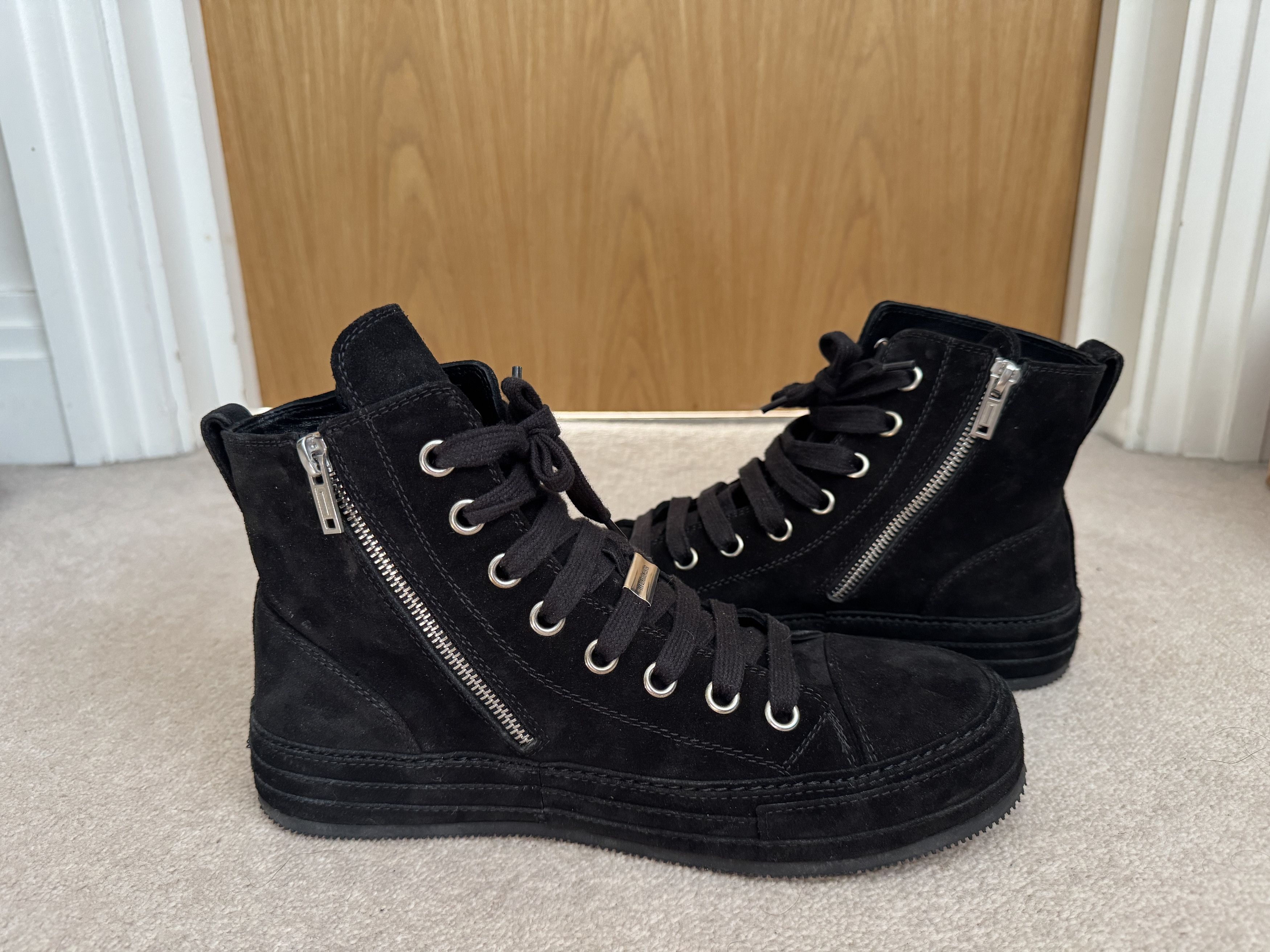 Ann Demeulemeester Ann Demeulemeester Raven Sneakers in Black Size US 7 / EU 40 - 5 Thumbnail
