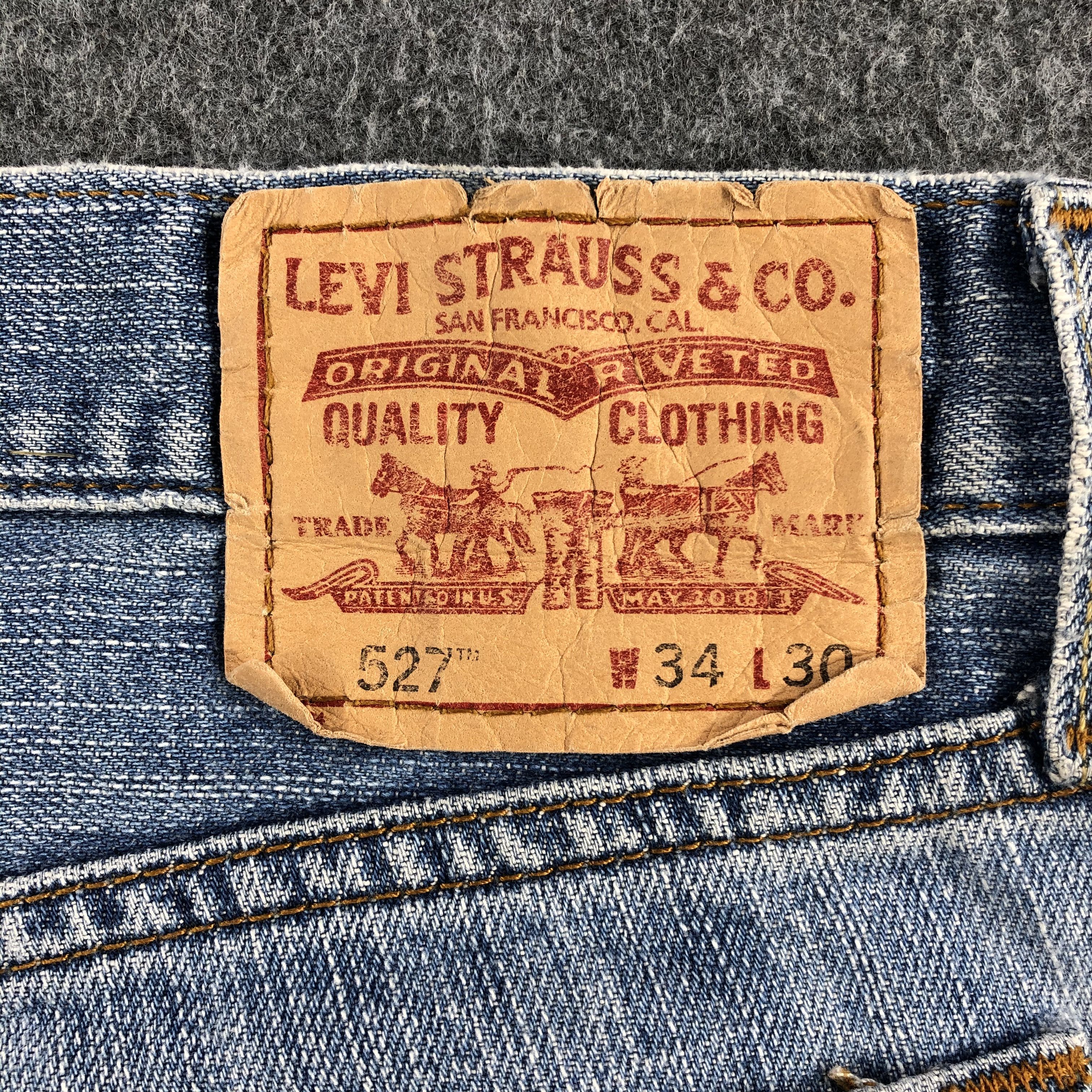 Levi's Vintage Light Wash Levis 527 Flare Jeans-J1532 Size US 34 / EU 50 - 5 Thumbnail