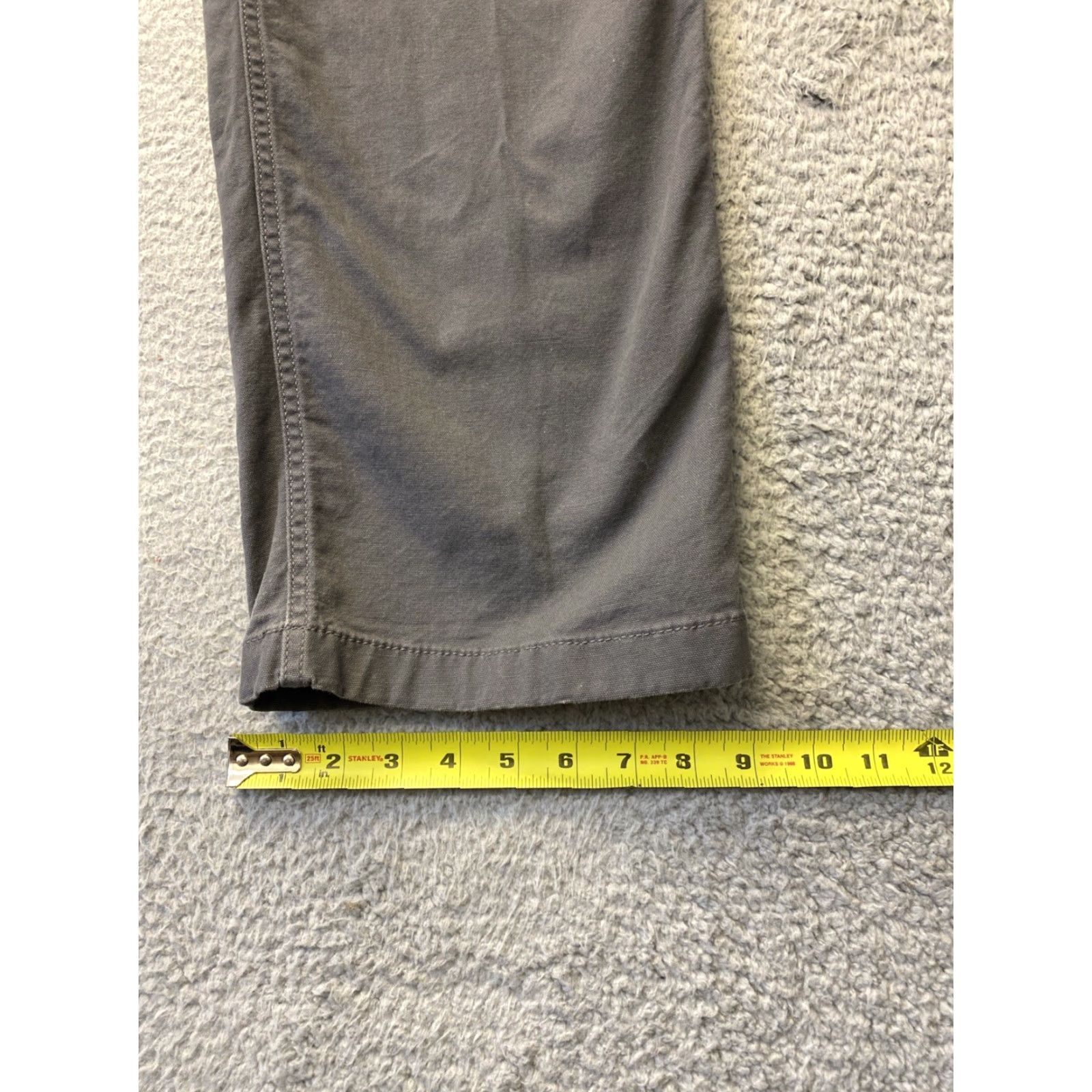 Carhartt VINTAGE? (No) – ignore. Create optimized: Carhartt Chino Twill Pants Mens 38x32 Gray Work Pants Relaxed Windproof Heavy Duty Size US 38 / EU 54 - 7 Thumbnail