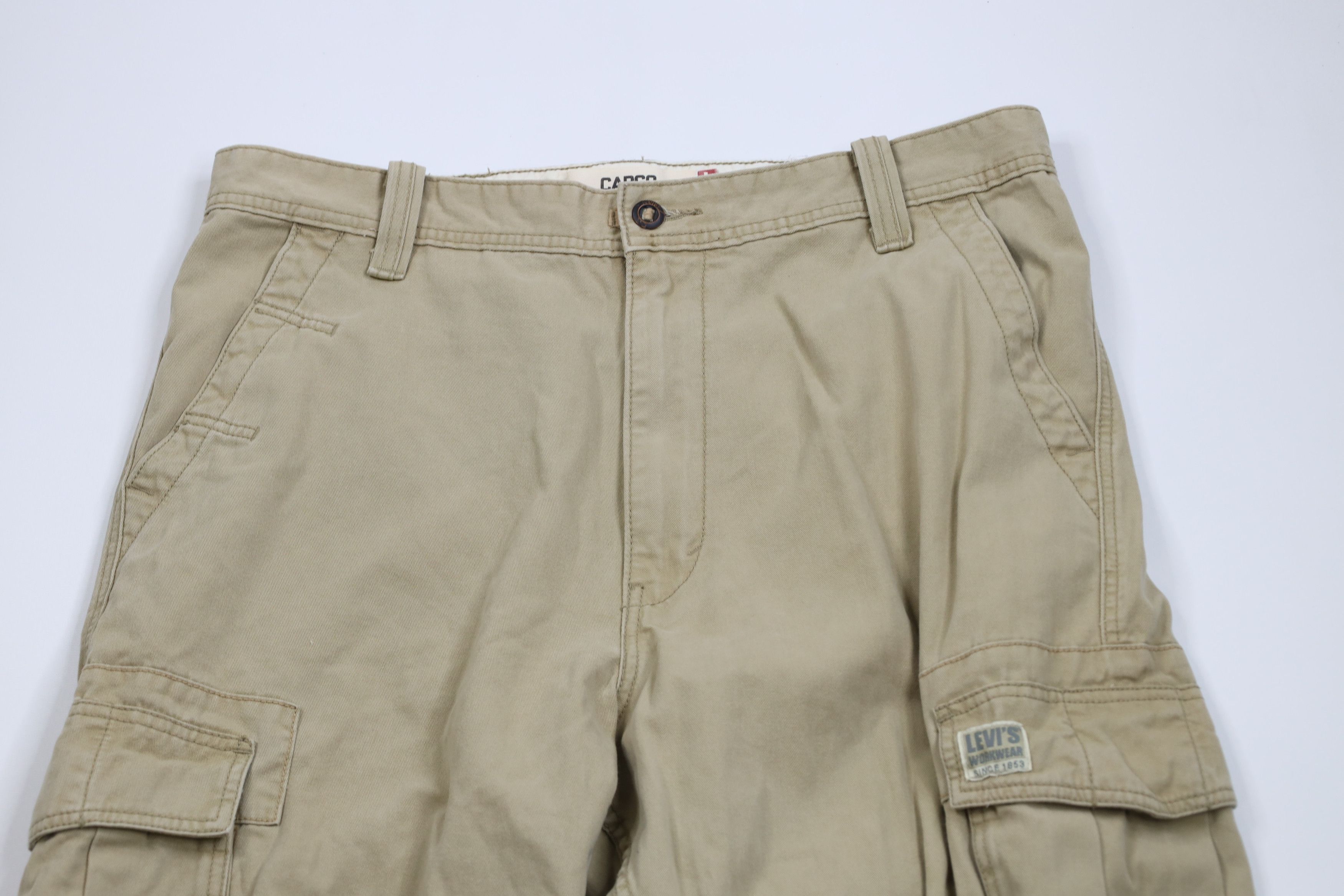Levi's × Vintage Vintage Y2K Levis Fit Baggy Straight Wide Leg Cargo Pants Size US 36 / EU 52 - 2 Thumbnail