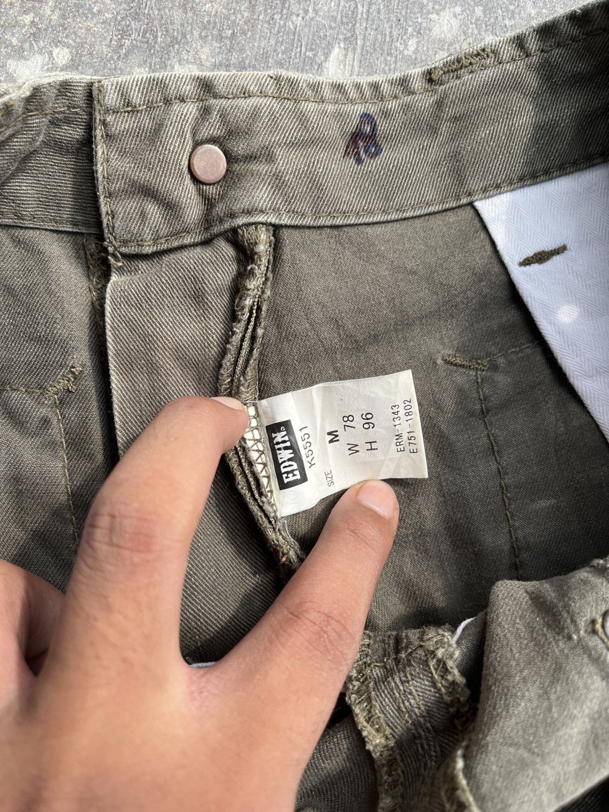 Edwin × Hysteric Glamour × If Six Was Nine Flare Bushpant Edwin 505 Khakis Pant Size US 34 / EU 50 - 15 Thumbnail