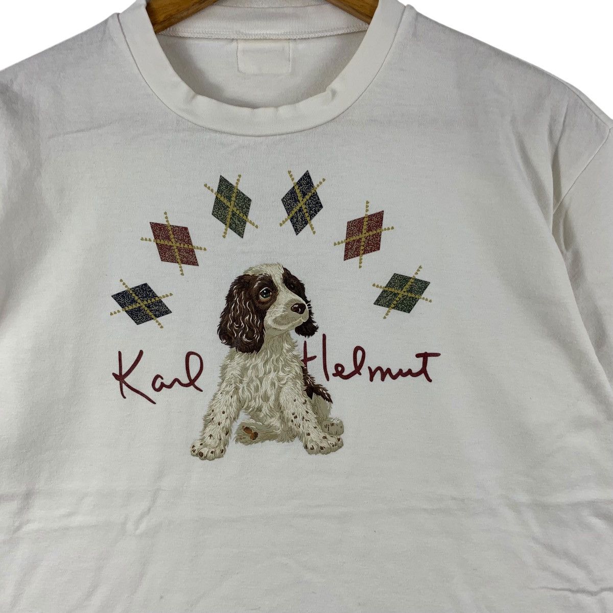 Karl Helmut Vintage KARL HELMUT JAPAN Pink House Dog Youth Tee Shirt Size M / US 6-8 / IT 42-44 - 4 Thumbnail