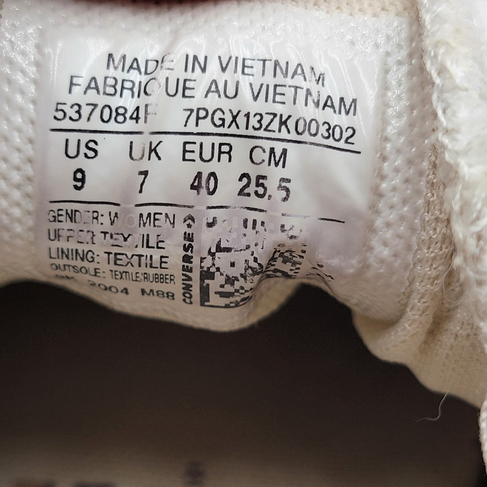 Converse Wmns Converse Sz 9 CTAS Shoreline Sneakers White 537084F 382 Size US 9 / IT 39 - 10 Thumbnail