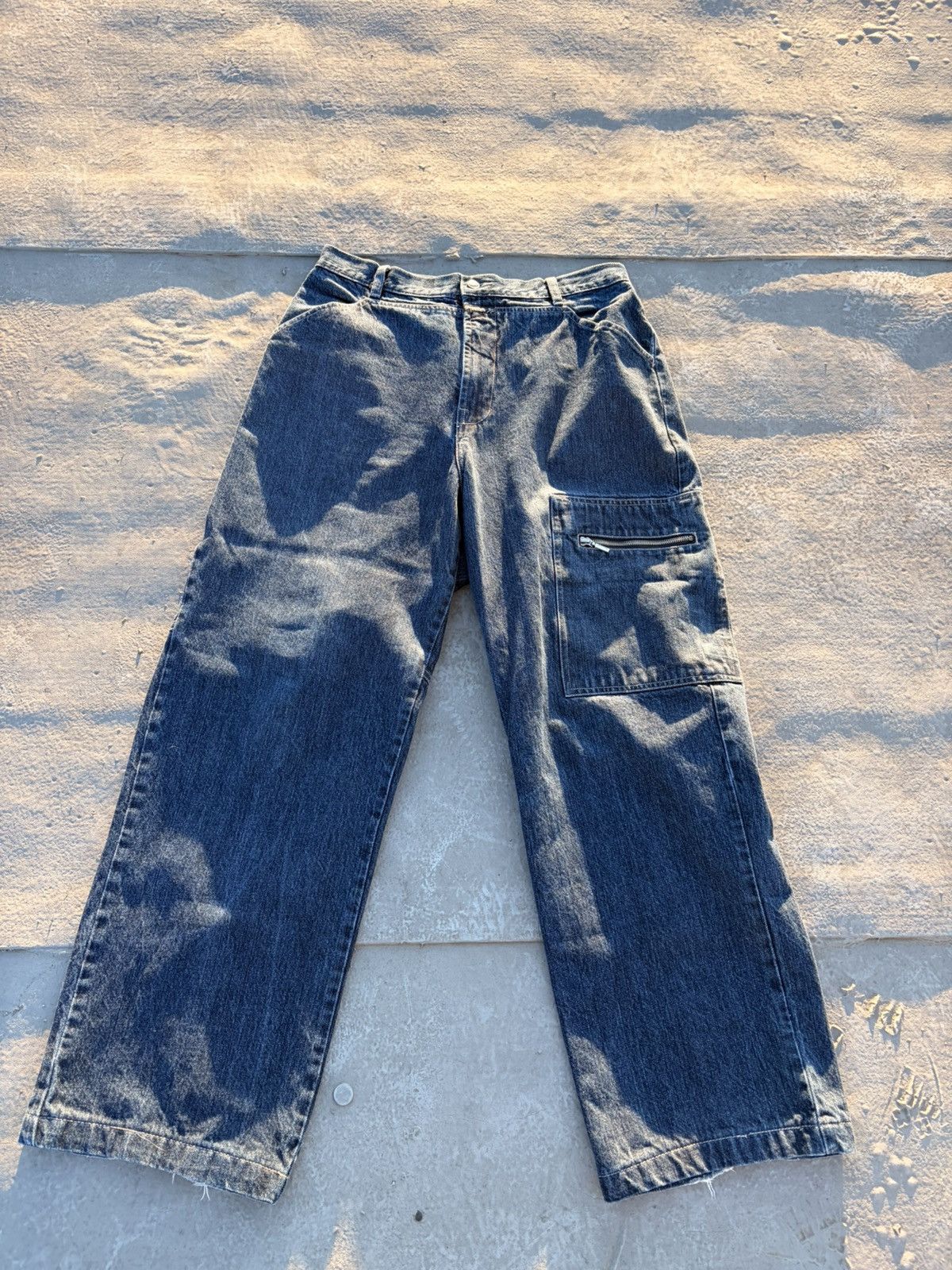 Marithe + Francois Girbaud Girbaud Pocket Wide Legs Size US 33 - 1 Thumbnail