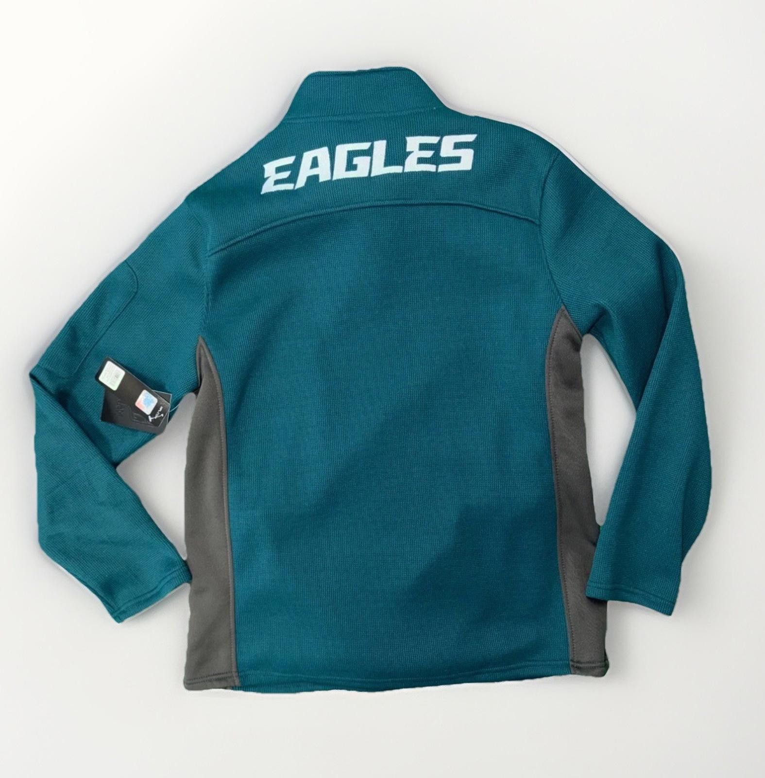 NFL Philadelphia Eagles Midnight Green Quarter-Zip NWT