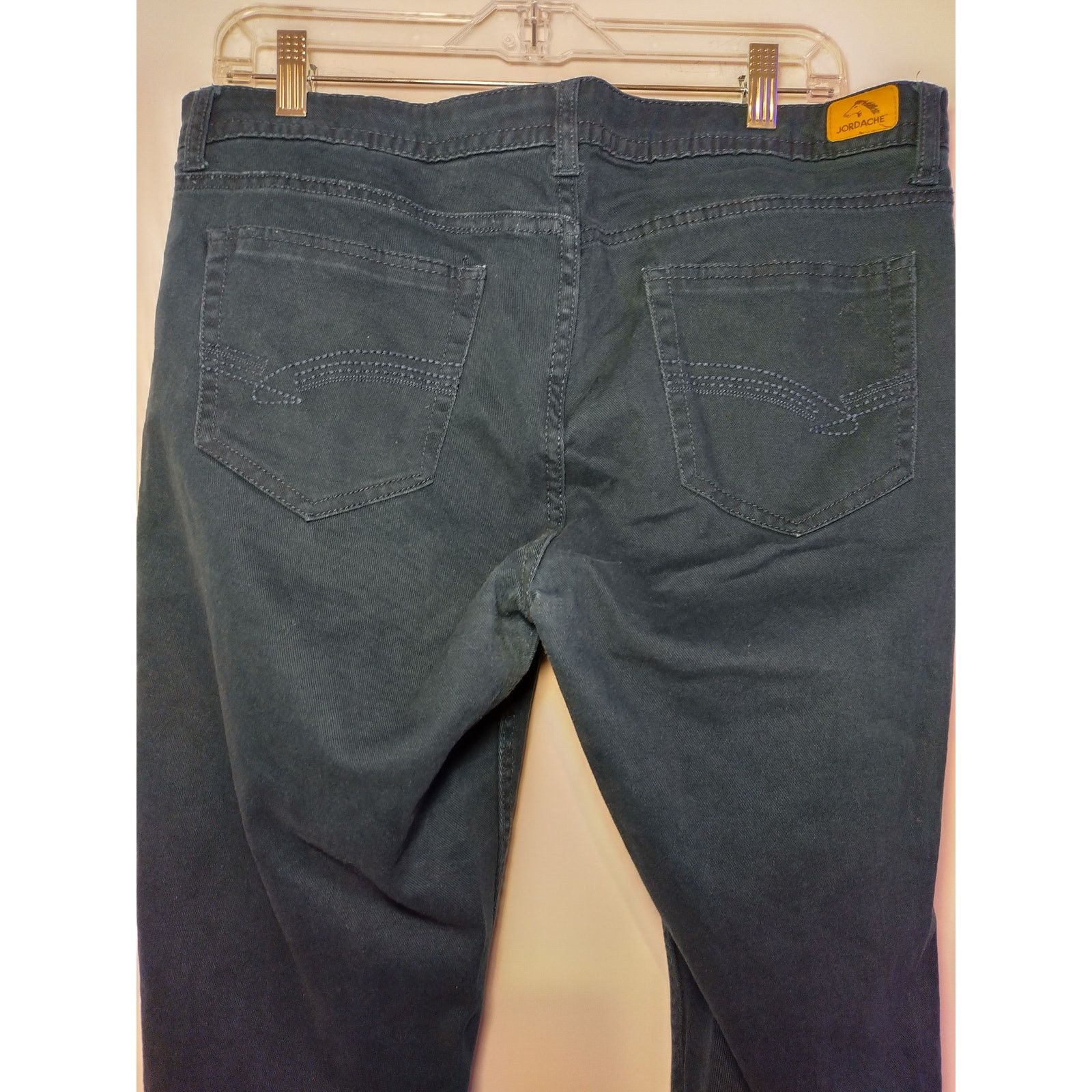 Jordache Jordache Women Skinny Leg Pants Front Zipper Blue Size 14 Size 36" / US 14 / IT 50 - 5 Thumbnail