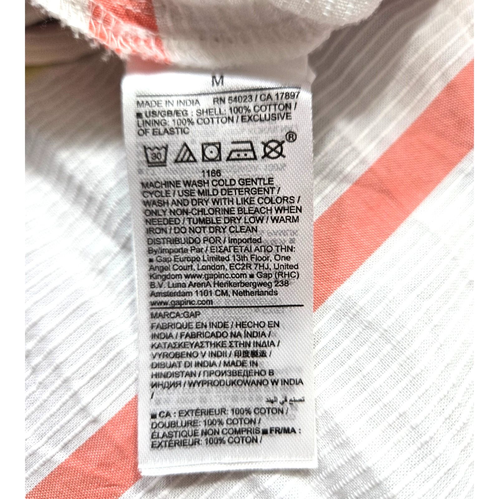Gap NWT Gap Womens Dress Medium Empire Waist Maxi Multi Stripe Size M / US 6-8 / IT 42-44 - 7 Thumbnail