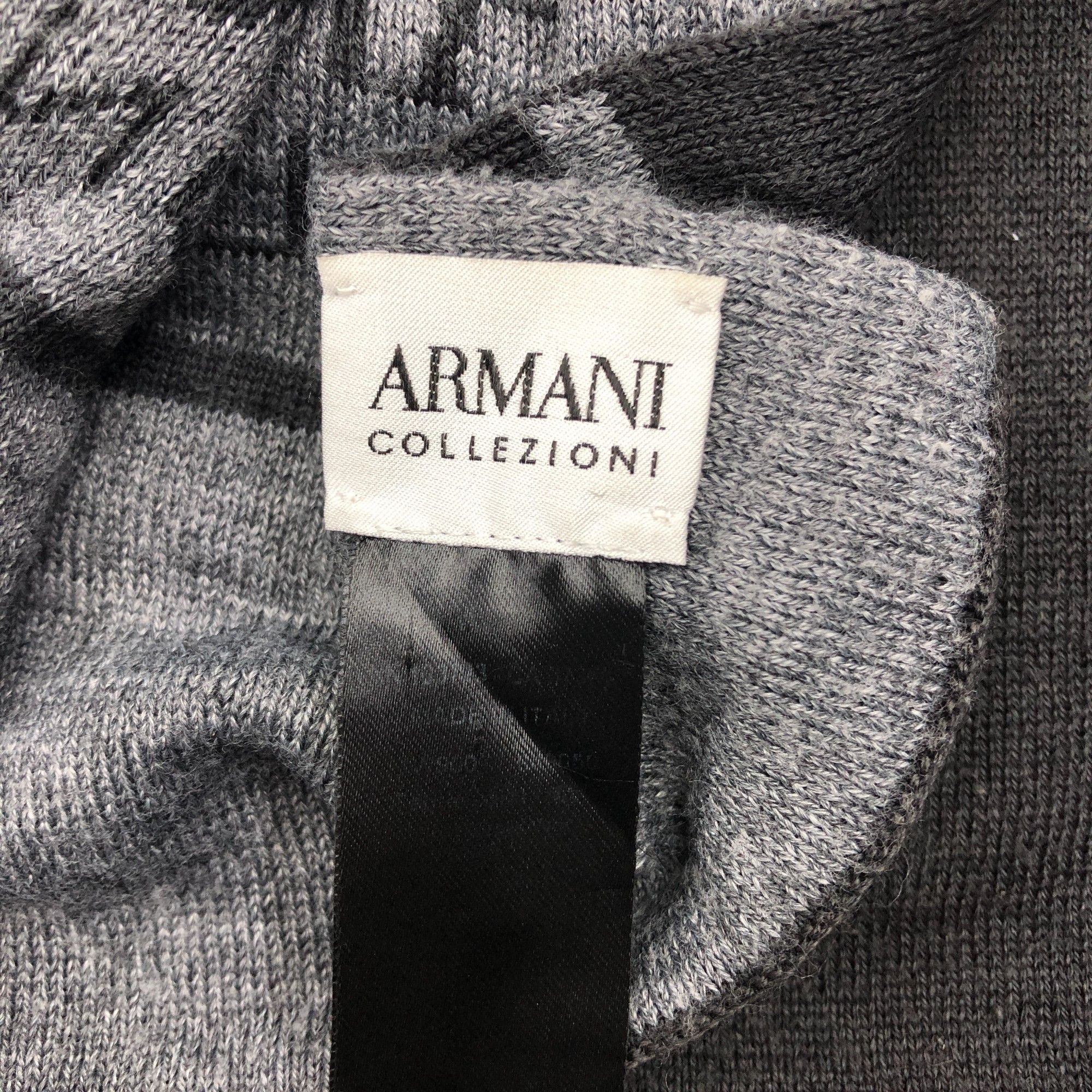 Armani Collezioni Vintage Armani Collezioni Scarf Muffler Wool Witner Scarves Size ONE SIZE - 4 Thumbnail