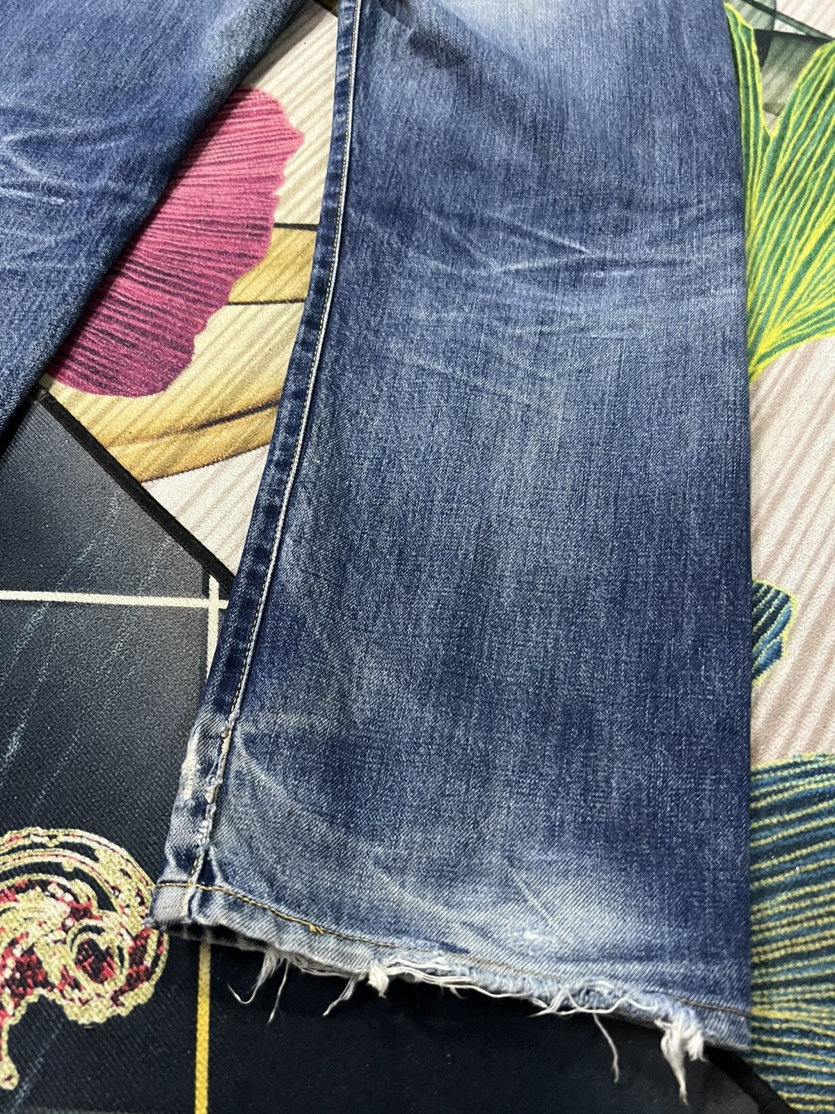 Vintage 80’s Takeo Kikuchi Japanese Brand Clawmark Nice Faded Jean Size US 29 - 14 Thumbnail