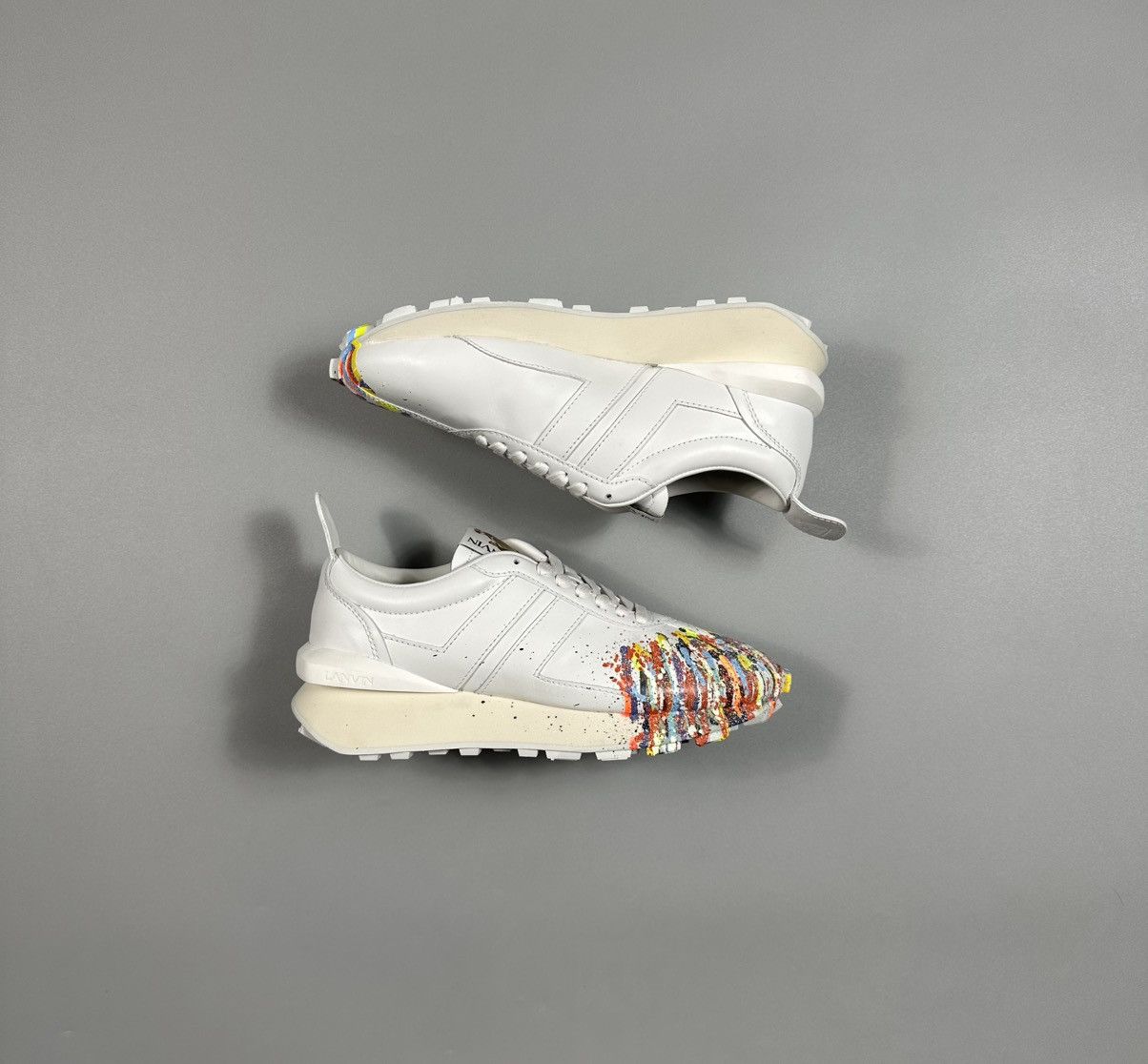 Gallery Dept. × Lanvin Lanvin X Gallery Dept. Painted Bumper Sneakers Size US 7.5 / EU 40-41 - 1 Thumbnail