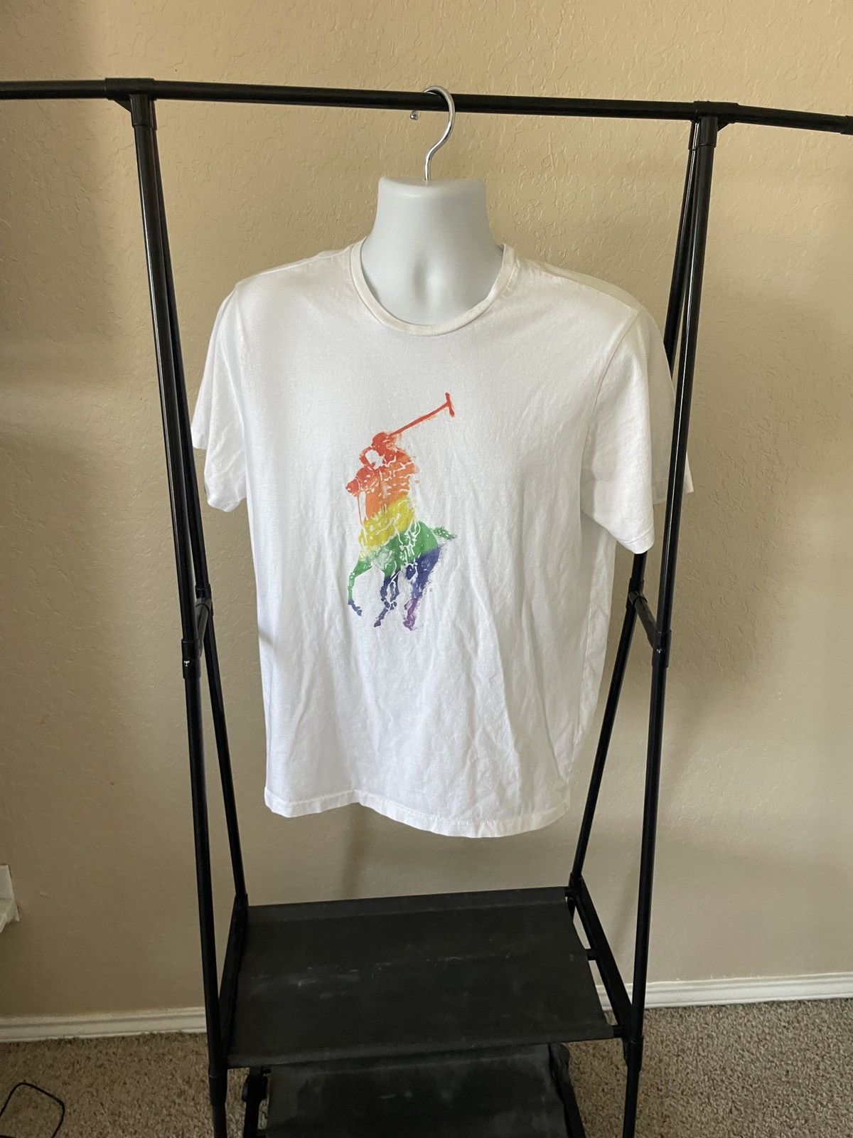 Polo Ralph Lauren Rainbow Big Polo Man graphic tee Size US L / EU 52-54 / 3 - 1 Thumbnail
