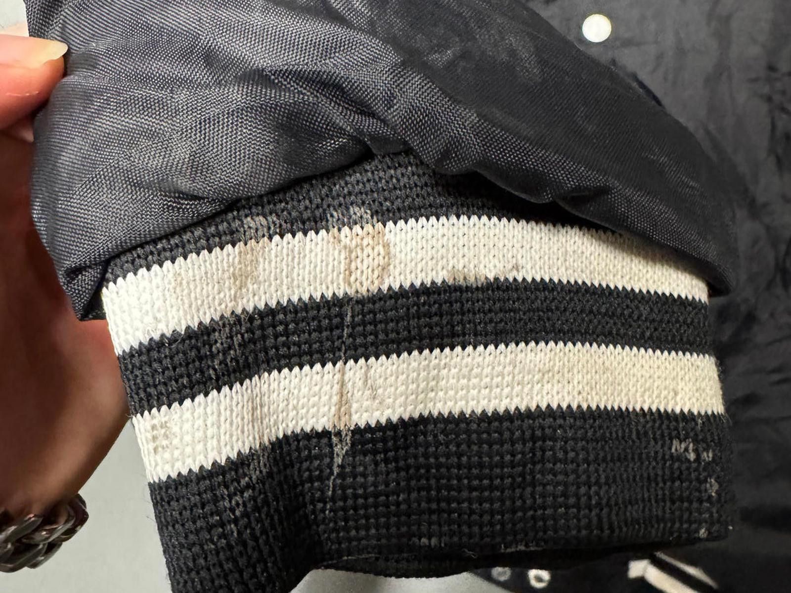 Other Vintage Black Varsity Jacket with Embroidered Mark Size US XL / EU 56 / 4 - 5 Thumbnail