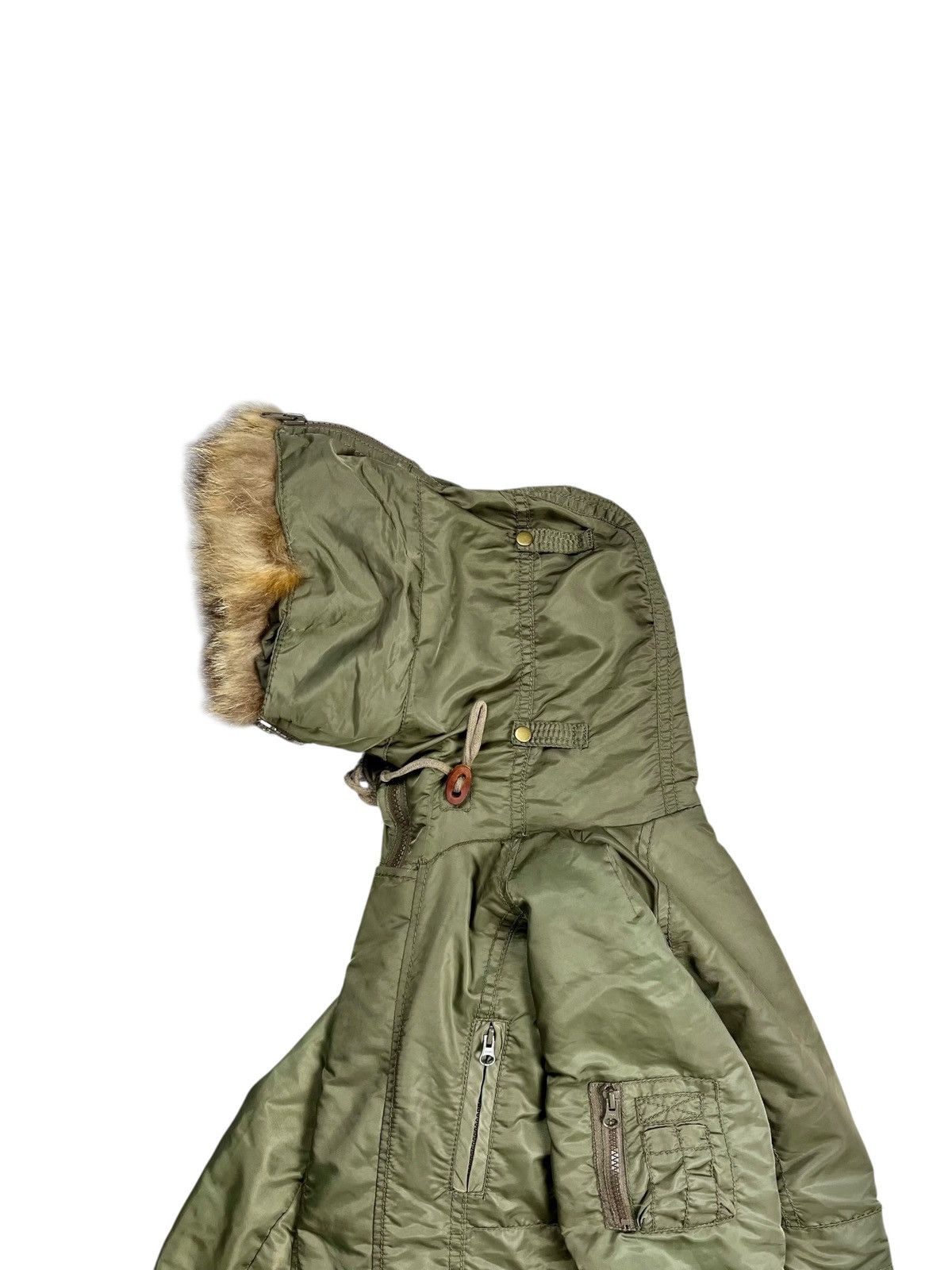 General Research 2000s GOA - Fur Hoodie N3B Fur Hoodie Extreme Jacket Size US M / EU 48-50 / 2 - 9 Thumbnail