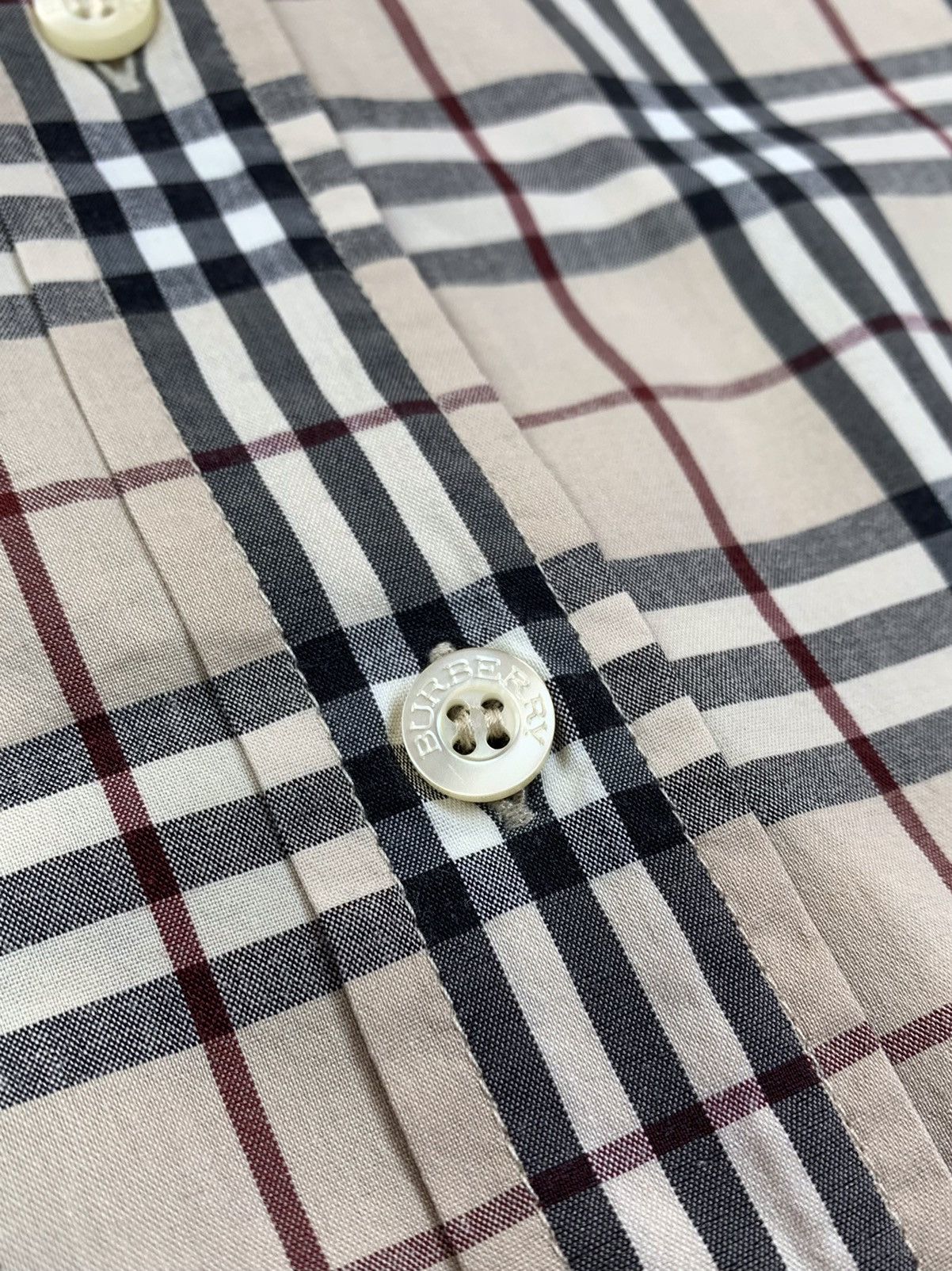 Burberry Burberry Vintage 90s Nova Check Womens Button Shirt Size 42 Size M / US 6-8 / IT 42-44 - 5 Thumbnail