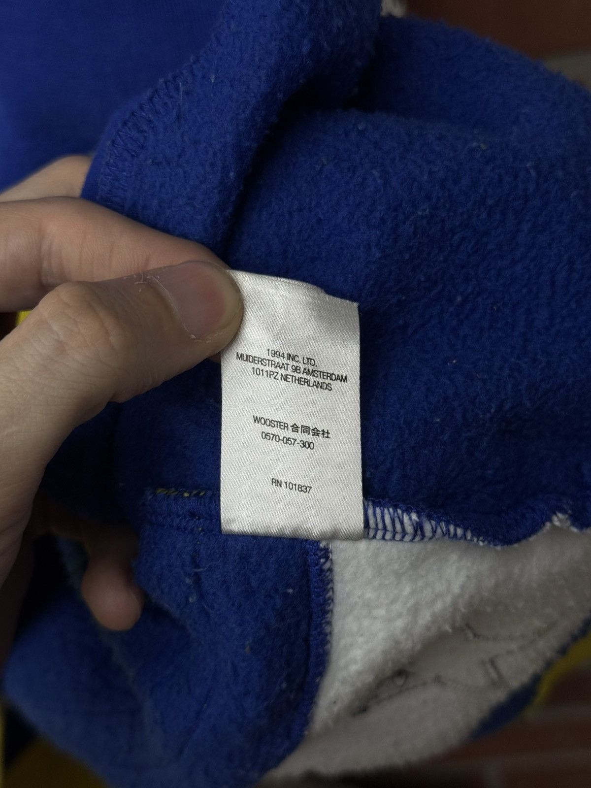Supreme Supreme Hockey Hoodie Blue Yellow Size XL 🧼 Size US XL / EU 56 / 4 - 12 Thumbnail