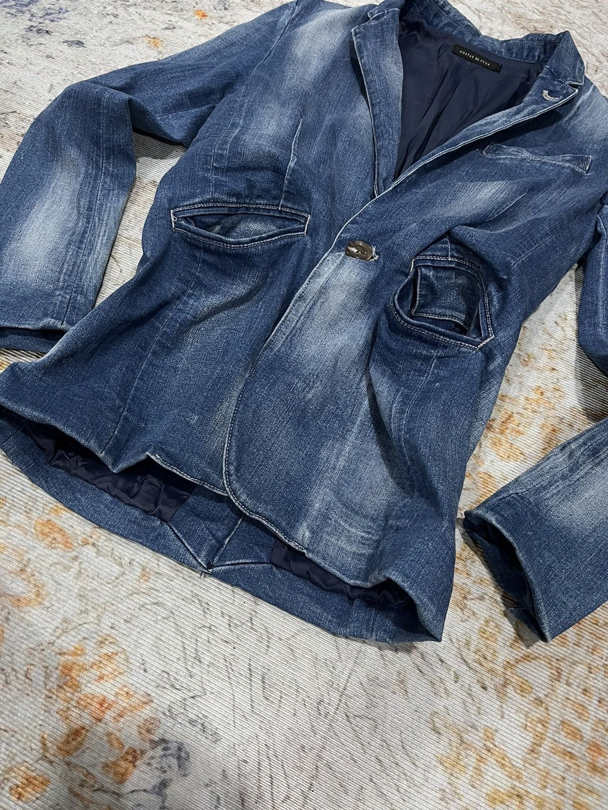 GOSTAR DE FUGA Gostar De Fuga Blue Denim Blazzer Size US M / EU 48-50 / 2 - 3 Thumbnail