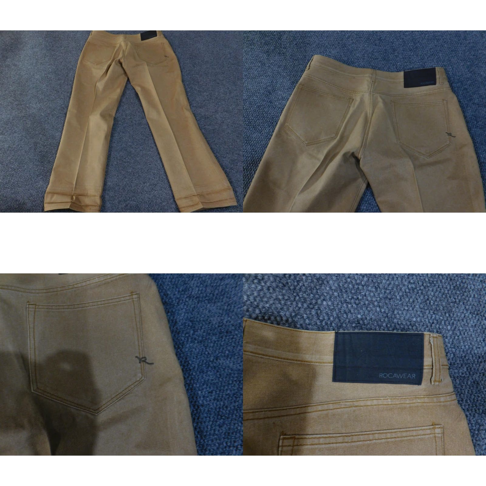 Rocawear Rocawear Jeans Mens 40 Classic Fit Straight Leg Five Pocket Casual Cotton Blend Denim Pants Waist 40 Inseam 32 Brown Size US 40 / EU 56 - 8 Thumbnail