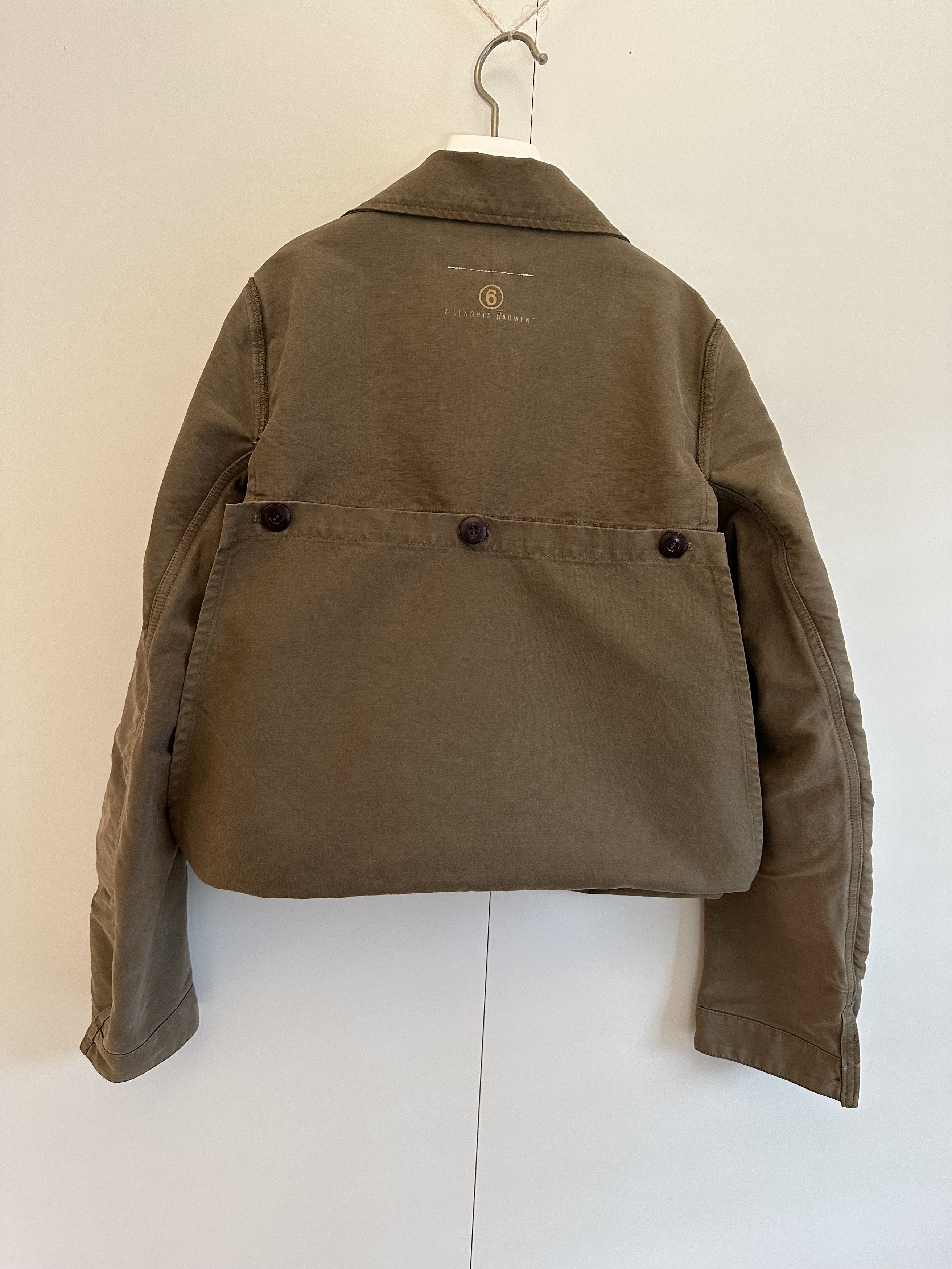 Maison Margiela TRANSFORMABLE 2 LENGTH GARMENT Size US XS / EU 42 / 0 - 3 Thumbnail