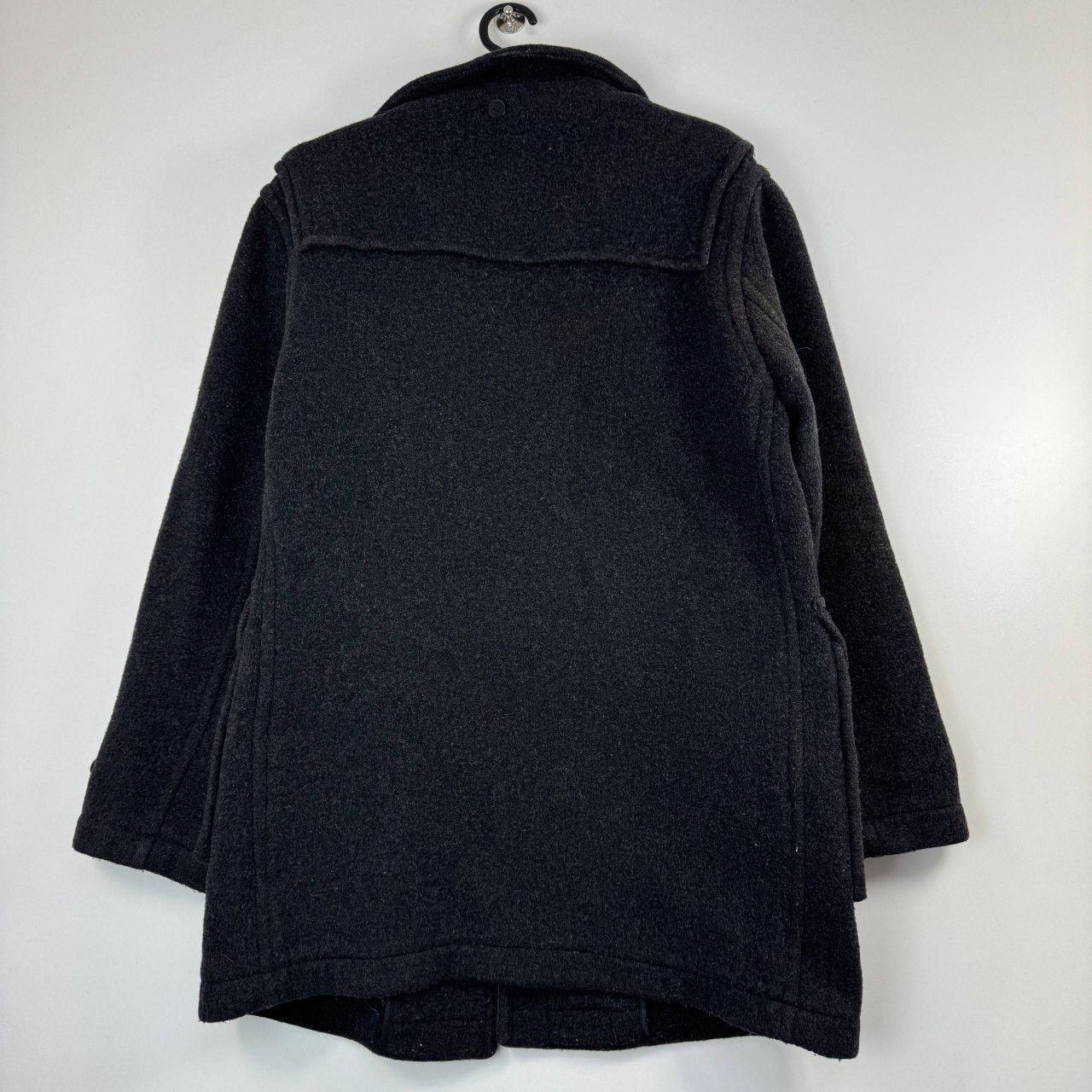 Barbour Barbour Women’s Wool Duffle Coat Black Toggle Jacket UK 16 Size L / US 10 / IT 46 - 11 Thumbnail