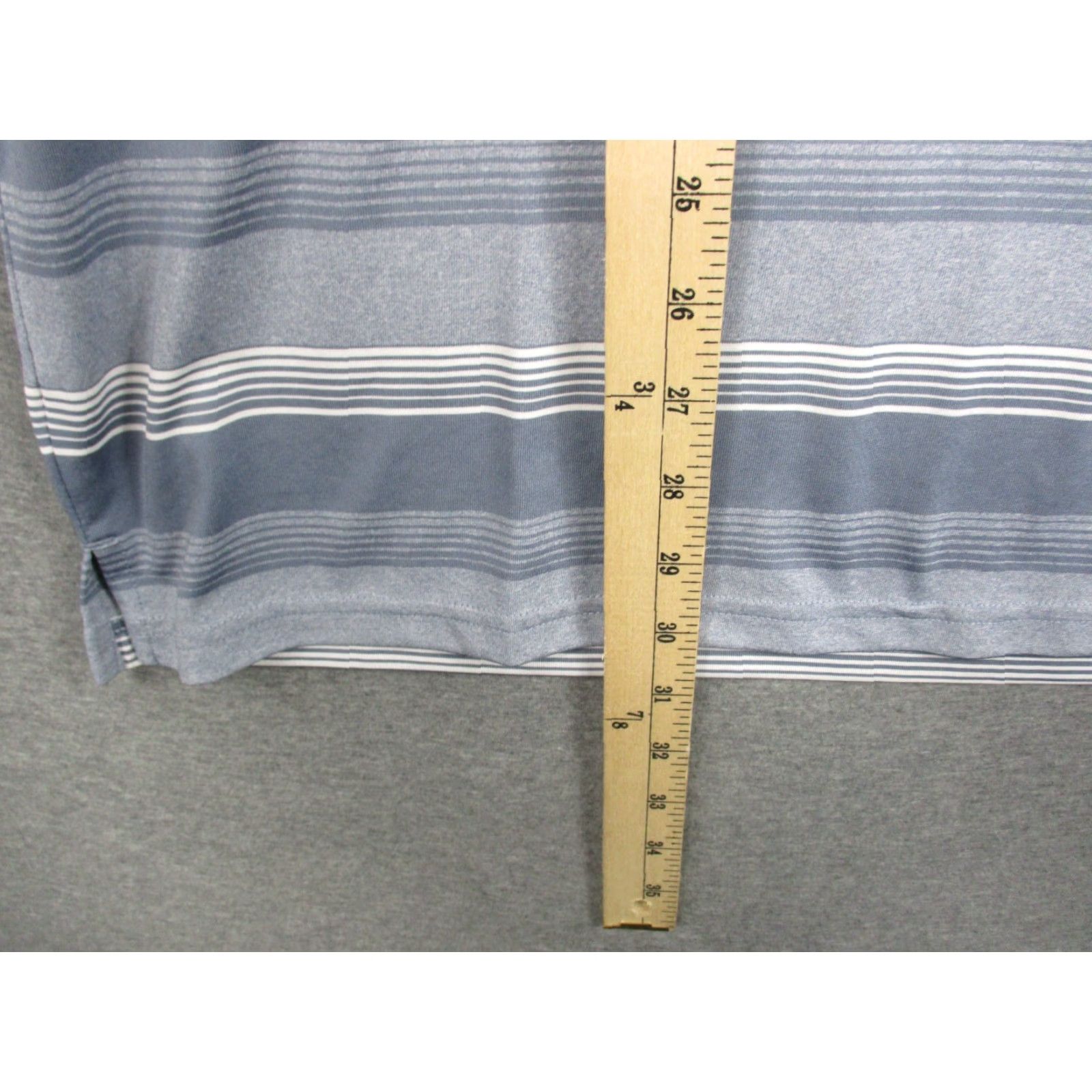 Oakley Oakley Golf Polo Shirt Men’s Medium Gray Striped Hydrolix Stretch Breathable Logo Shirt Size US M / EU 48-50 / 2 - 5 Thumbnail