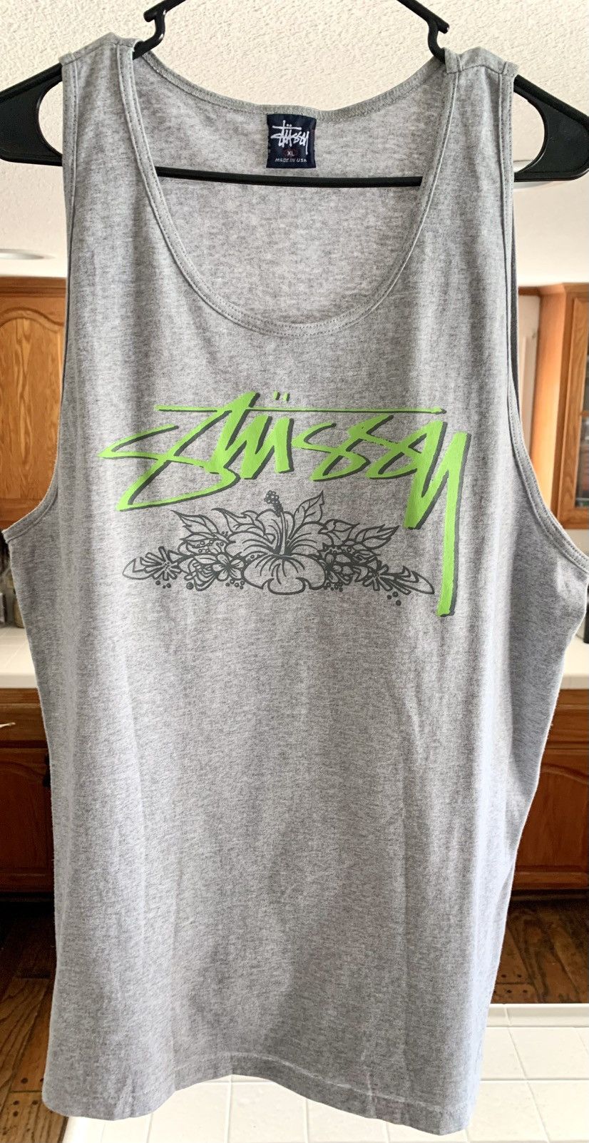 Stussy × Vintage Vintage Stussy Hawaiian Surf Tank Top Made In USA Size XL Size US XL / EU 56 / 4 - 6 Thumbnail
