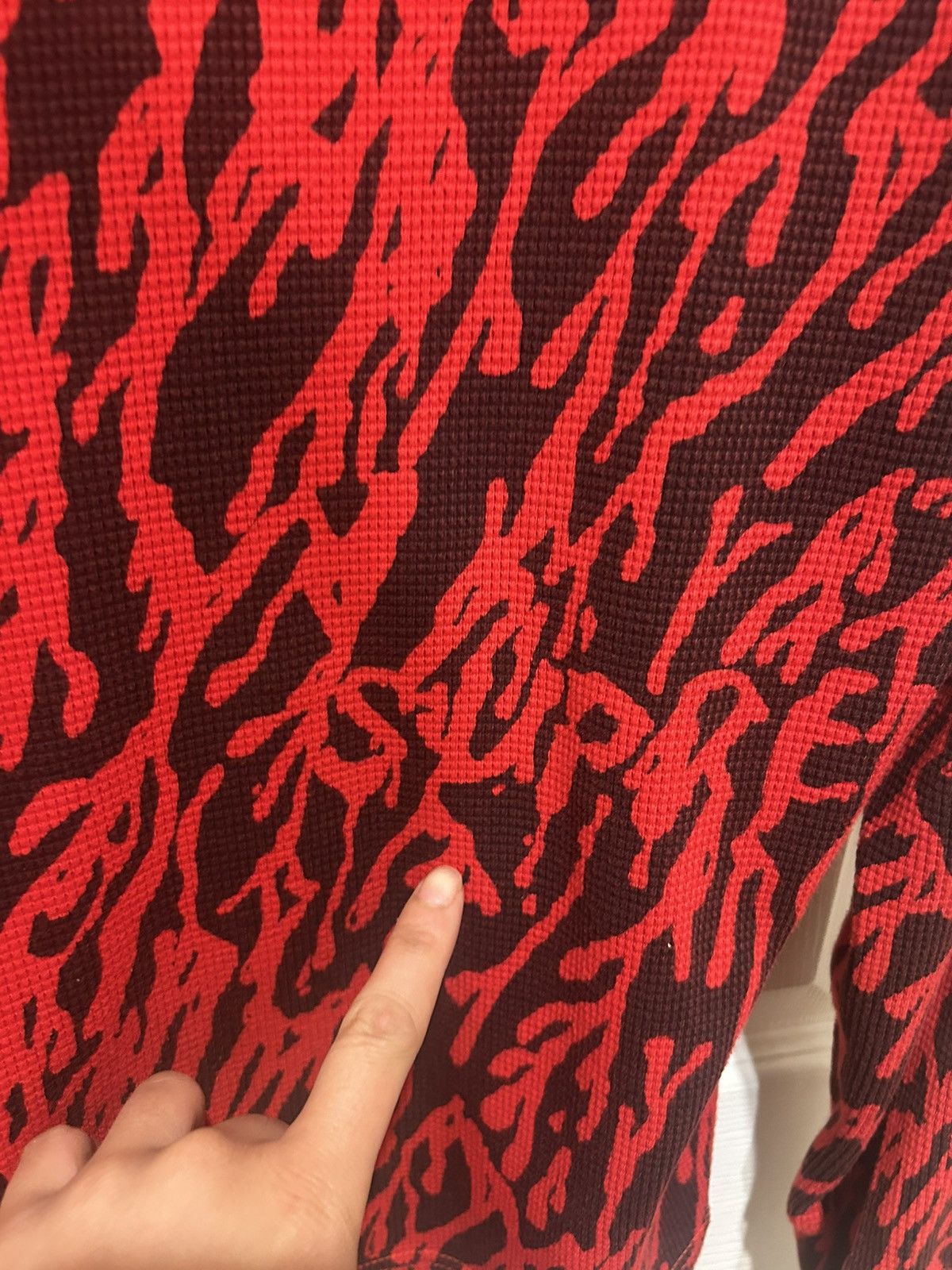 Supreme Supreme Drip Thermal Waffleknit Long sleeve Size US M / EU 48-50 / 2 - 5 Thumbnail