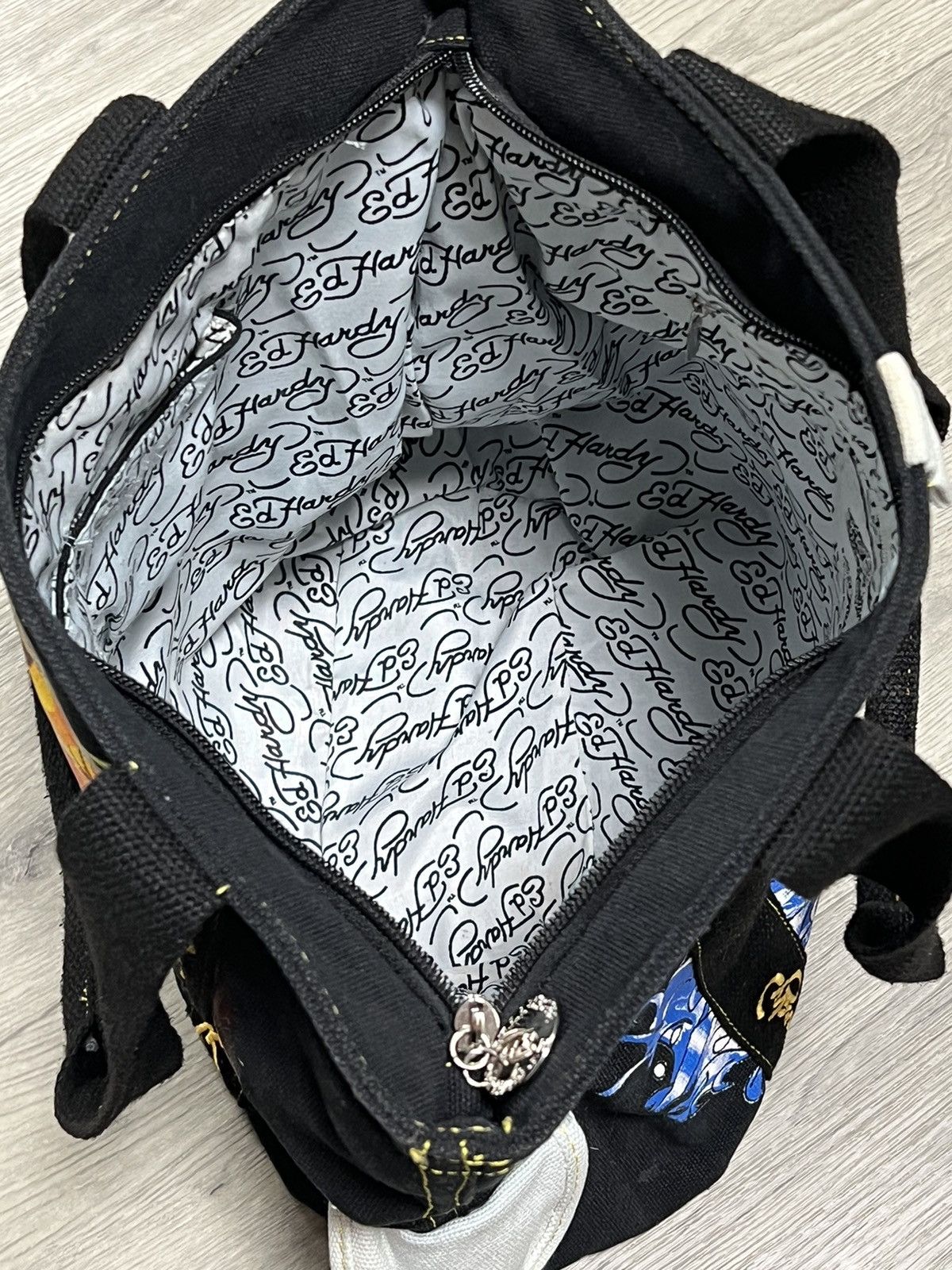 Ed Hardy Ed hardy tote black bag & handbag Size ONE SIZE - 10 Thumbnail