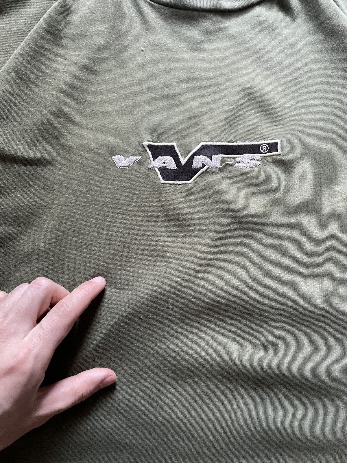 Vans RARE Vintage 90s y2k Vans t-shirt Oversized Heavyweight Size US L / EU 52-54 / 3 - 9 Thumbnail