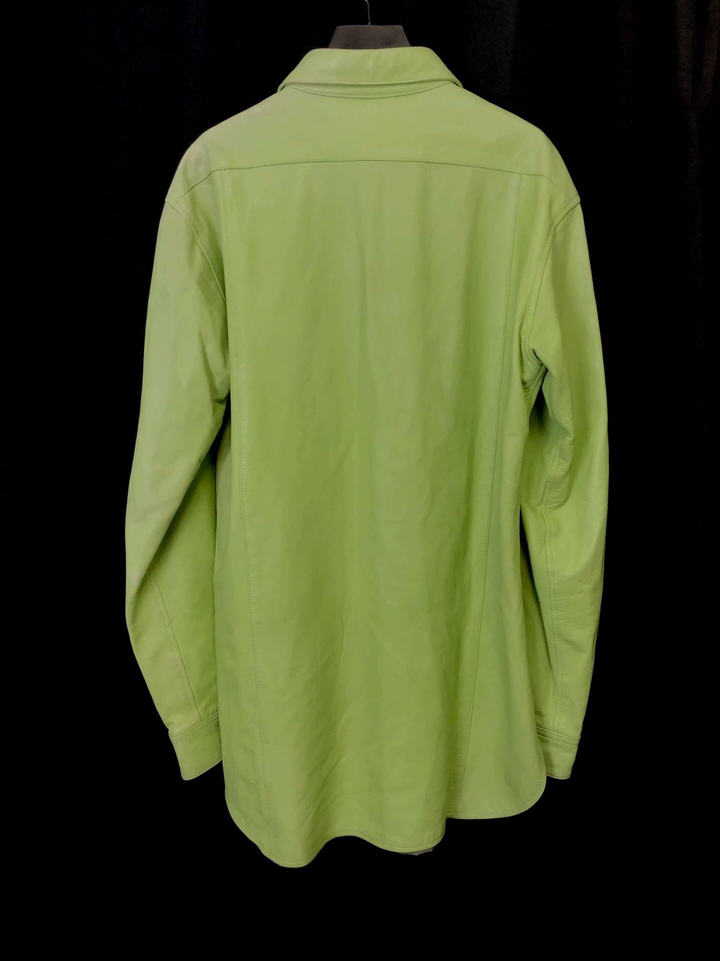 Yohji Yamamoto Yohji Yamamoto 1997AW Apple Green Leather Shirt M Size US M / EU 48-50 / 2 - 3 Thumbnail