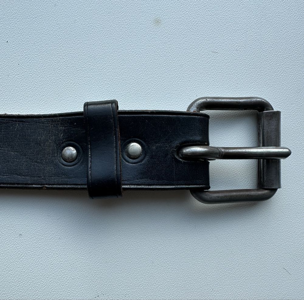 Stone Island Stone Island Marina Vintage Leather Belt Size 30 - 6 Thumbnail