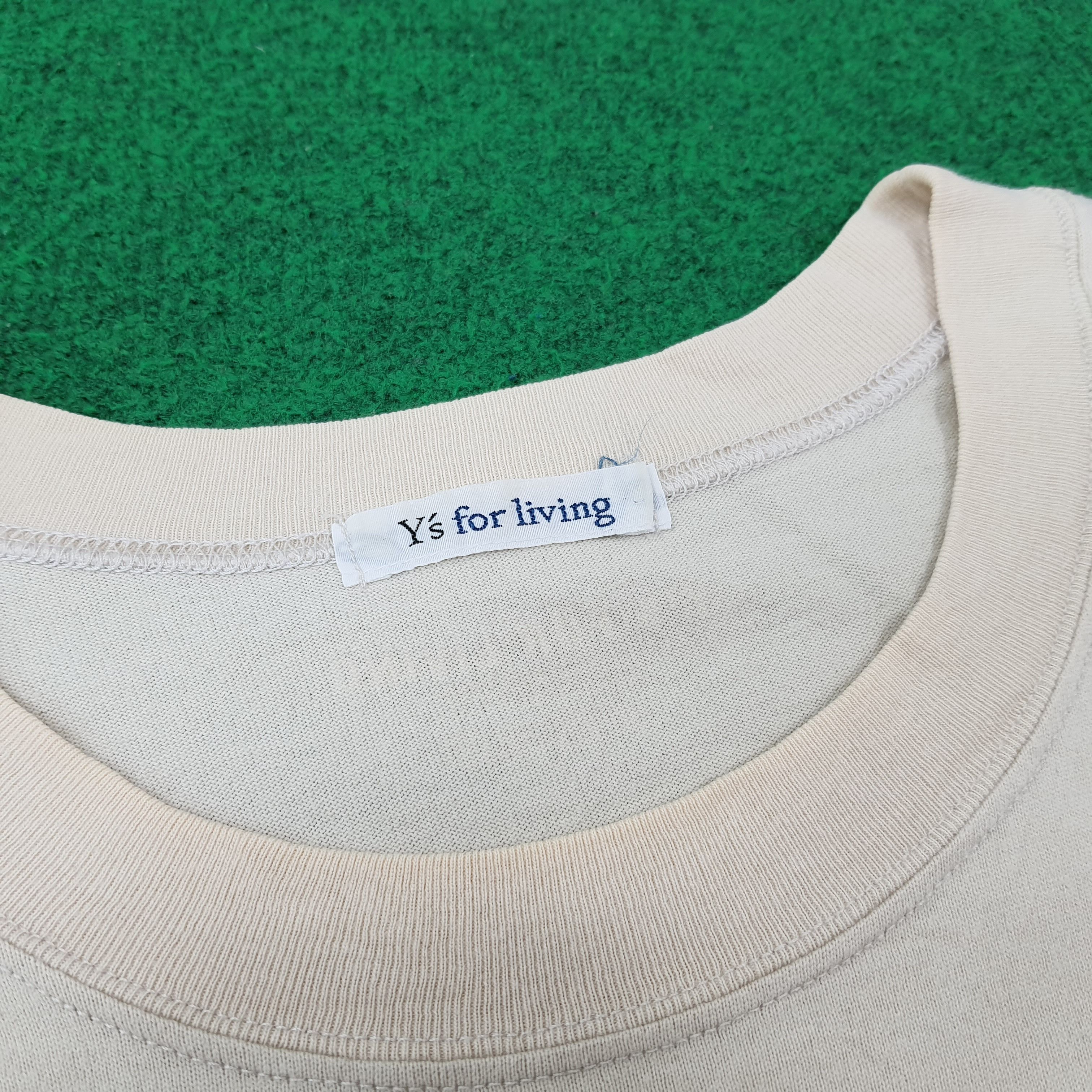 Yohji Yamamoto Vintage Y's for living by Yohji Yamamoto Tshirt C239N27 Size US L / EU 52-54 / 3 - 4 Thumbnail