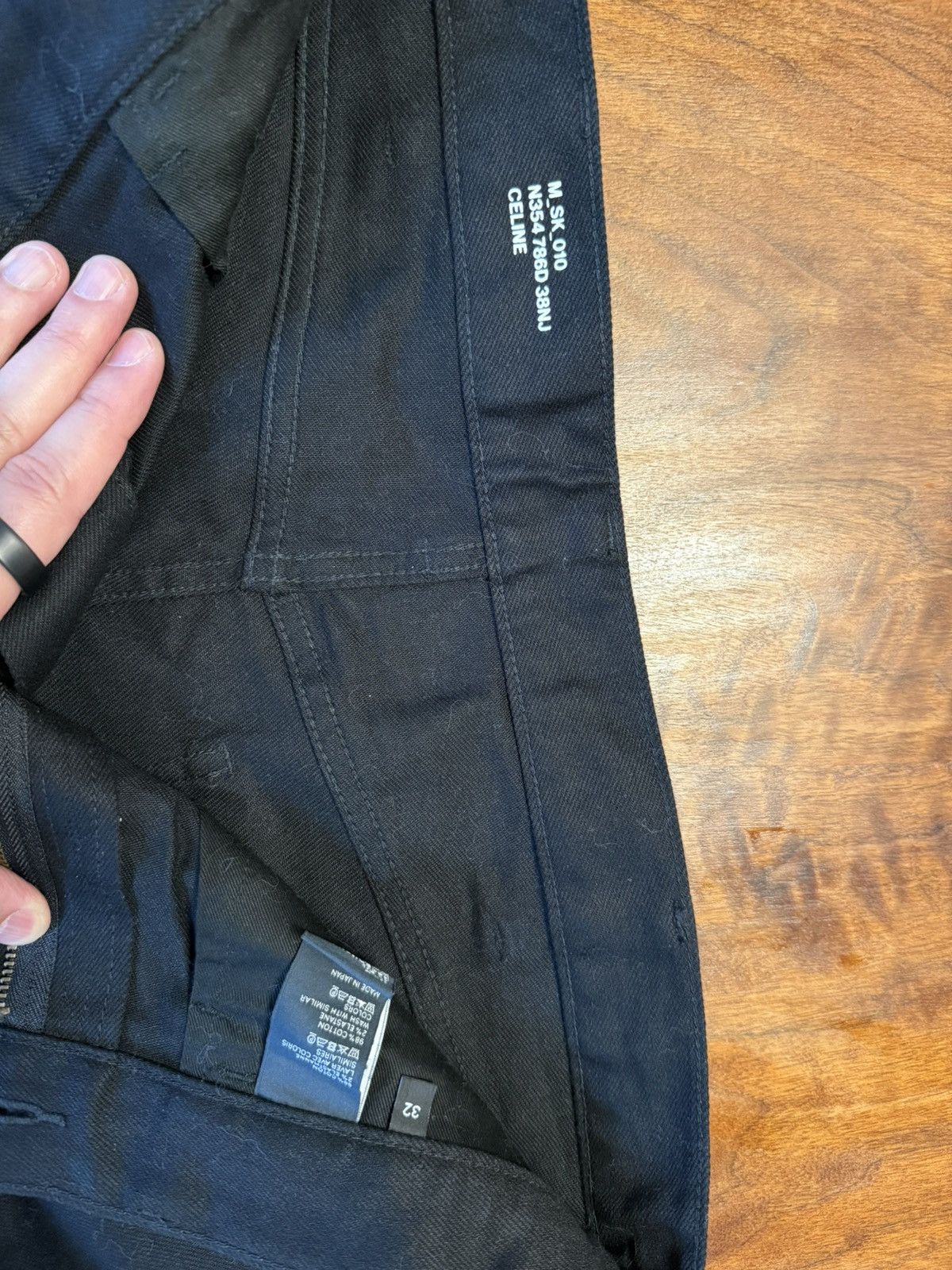 Celine Guaranteed authentic and new Celine skinny jeans in black Size US 32 / EU 48 - 5 Thumbnail