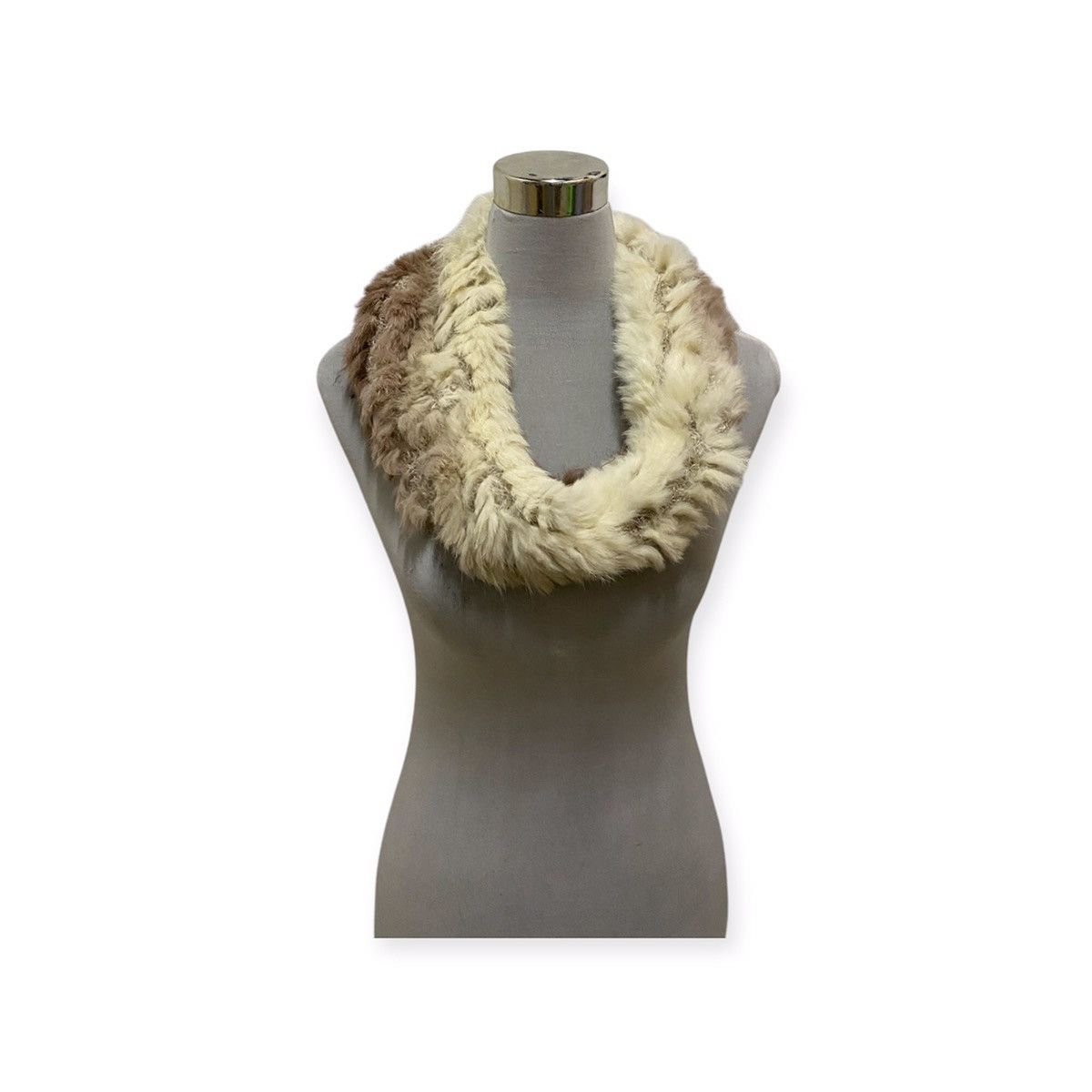 Japanese Brand Japanese Brand Nabro Fur Neck Warmer Muffler Scarves Size ONE SIZE - 1 Thumbnail