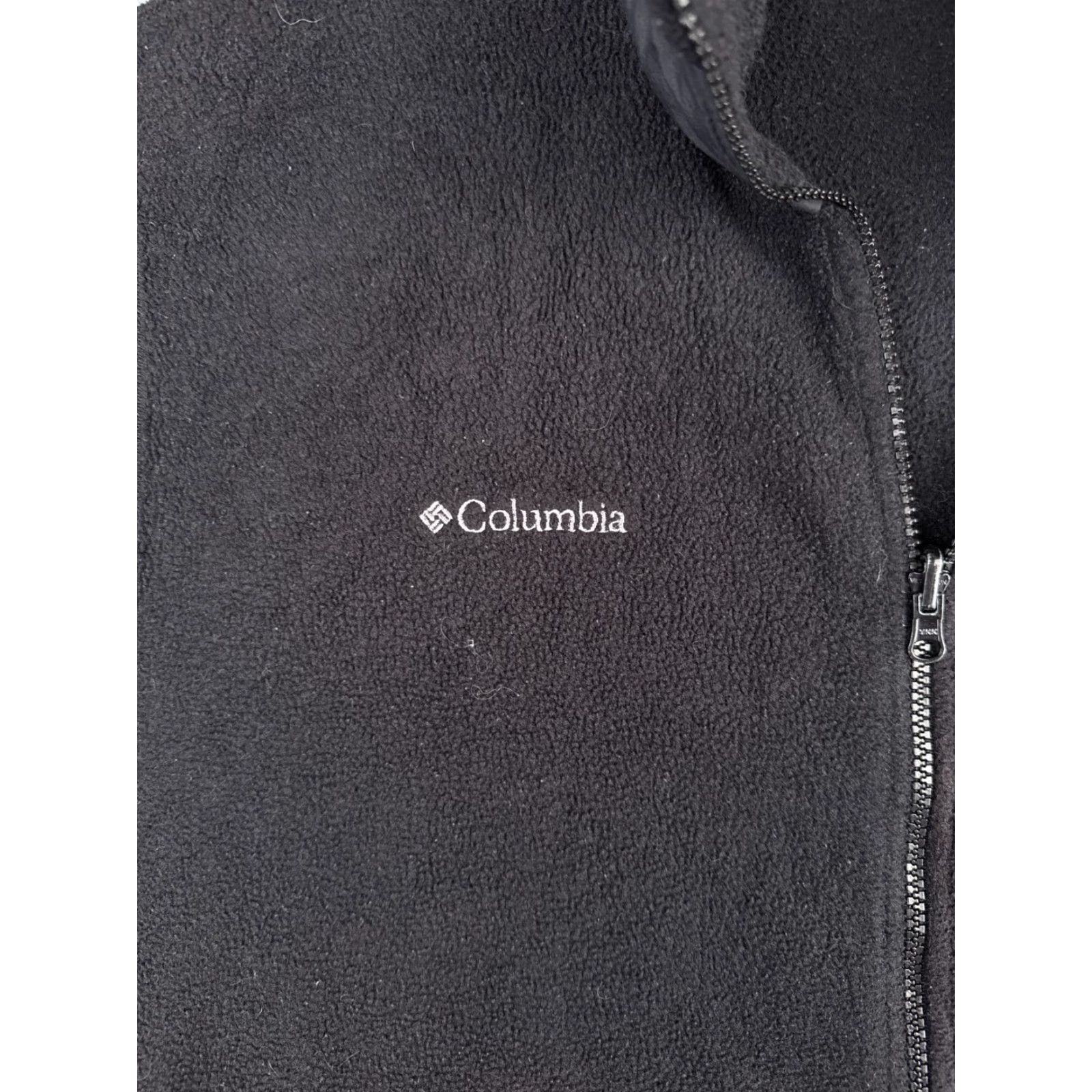 Vintage Columbia Jacket Mens Large Black Full Zip Mock Neck Fleece Polyester Hike Walk Size US L / EU 52-54 / 3 - 6 Thumbnail