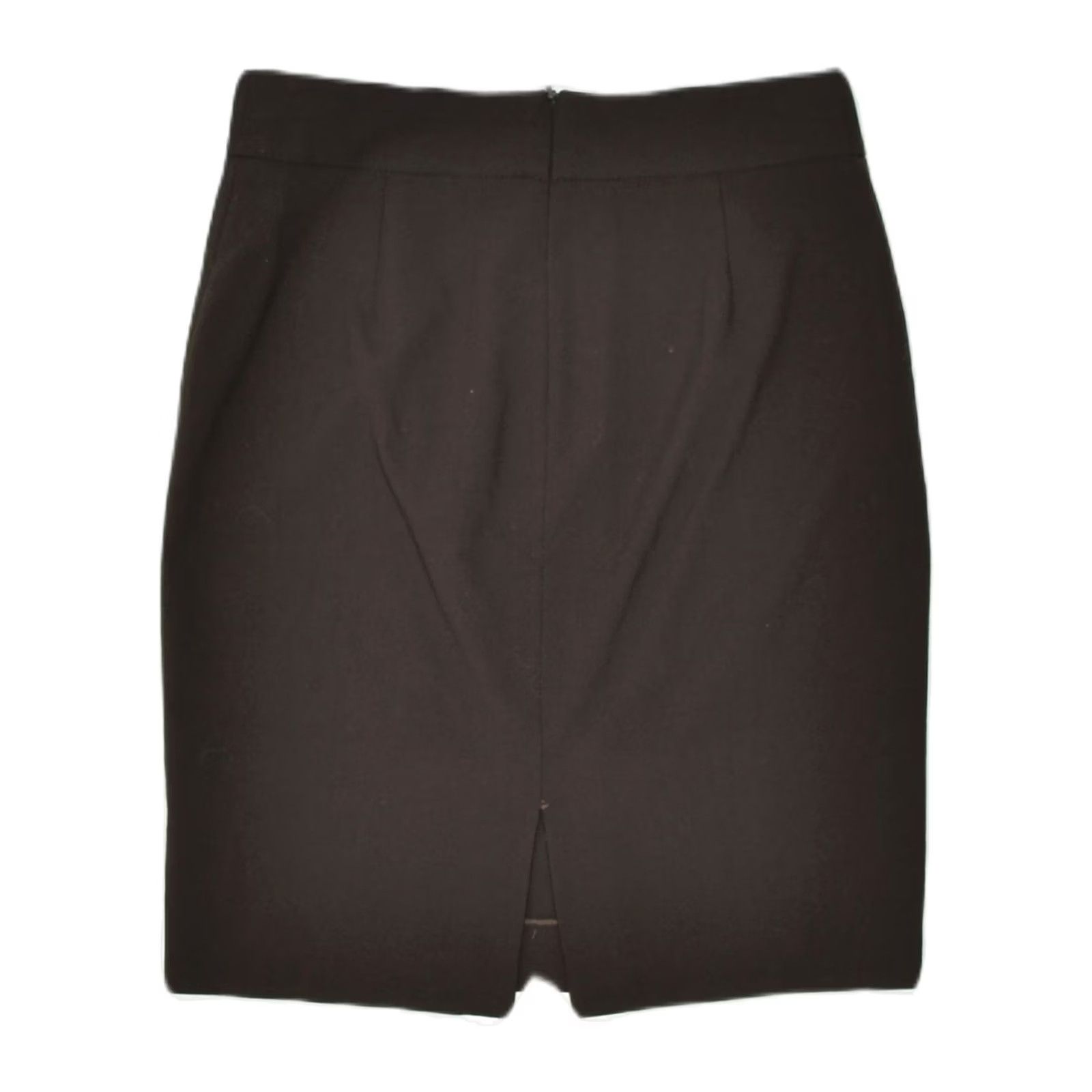 Zara ZARA Womens Pencil Skirt Brown Polyester Small W29 EU 38 Size 28" / US 6 / IT 42 - 2 Thumbnail