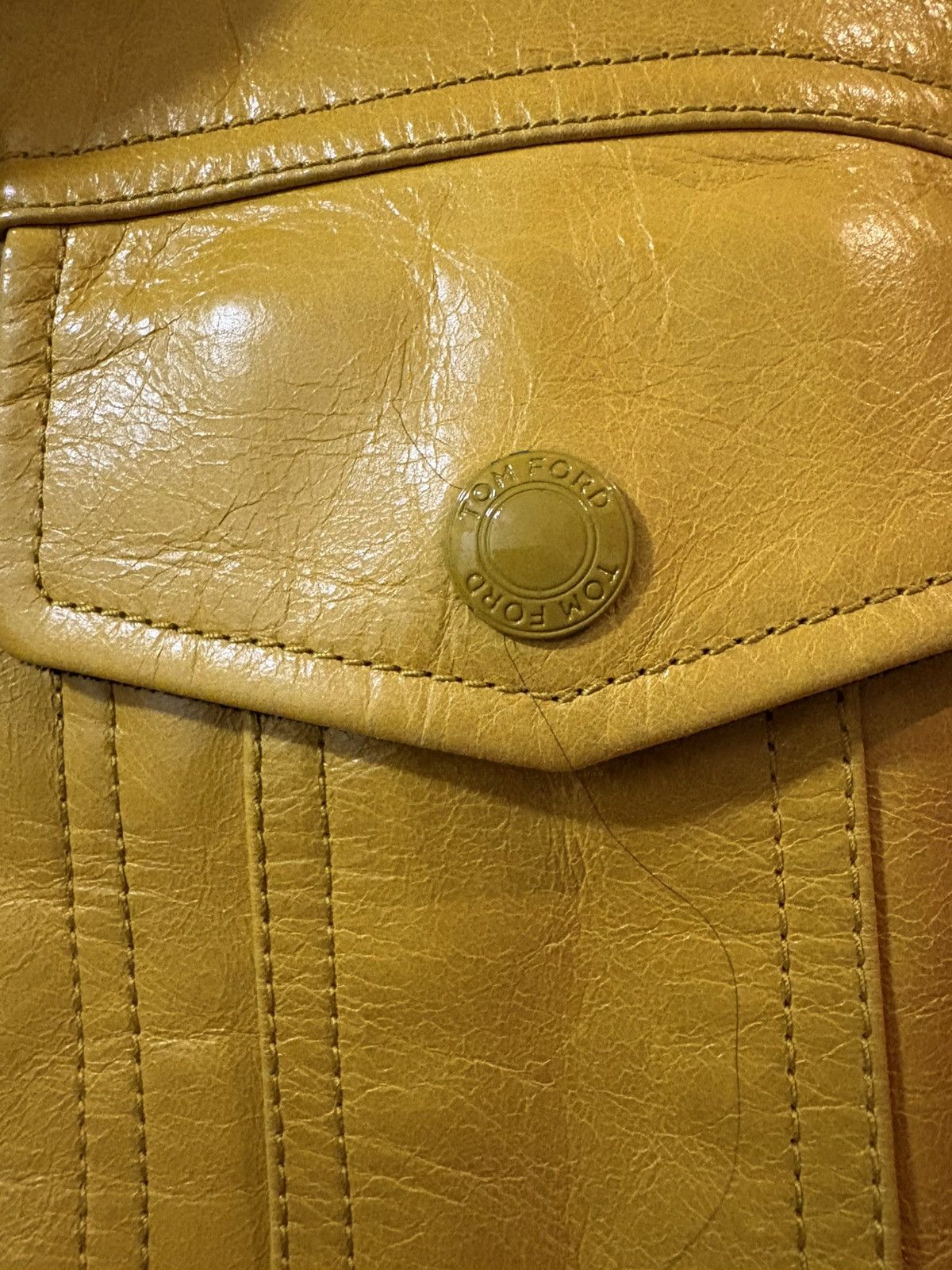 Tom Ford sample!! Tom Ford 2018 leather calfskin jacket Size US M / EU 48-50 / 2 - 3 Thumbnail