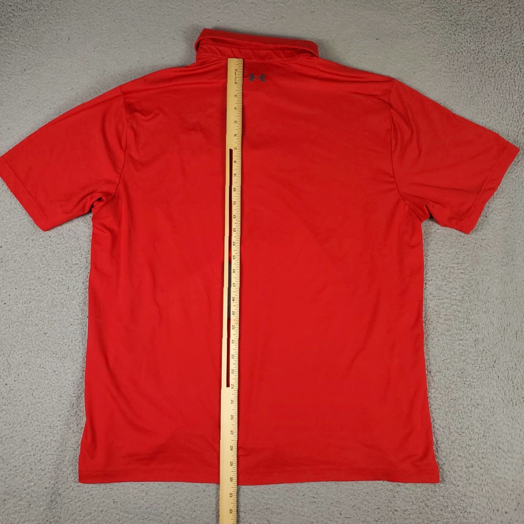 Under Armour Under Armour Polo Shirt Mens 2XL Red Golf Casual Short Sleeve Size US XXL / EU 58 / 5 - 3 Thumbnail