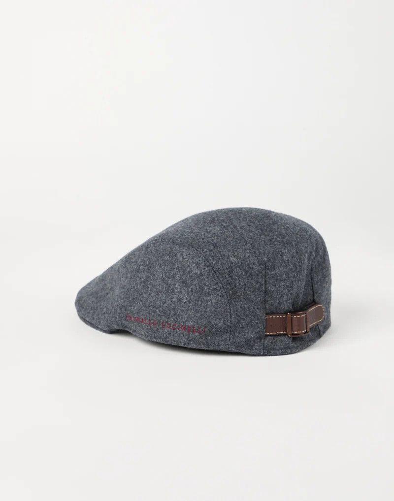 Brunello Cucinelli o1gr1nt0525 Size: M / Flat Cap /Hat in Gray Size ONE SIZE - 2 Thumbnail
