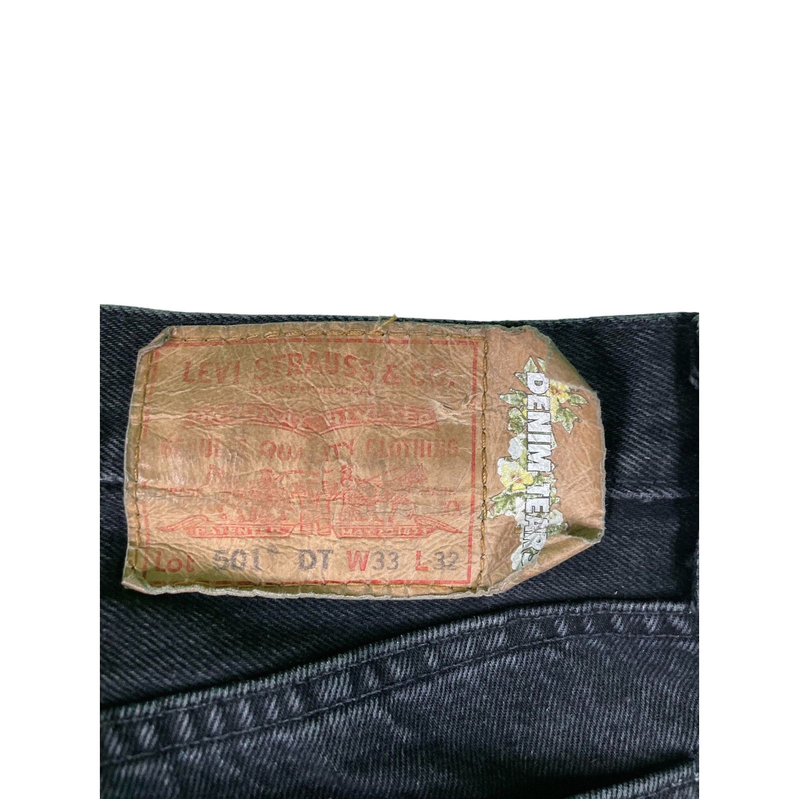 DENIM TEARS Denim Tears 'BSTROY' Black Jeans Size US 33 - 5 Thumbnail