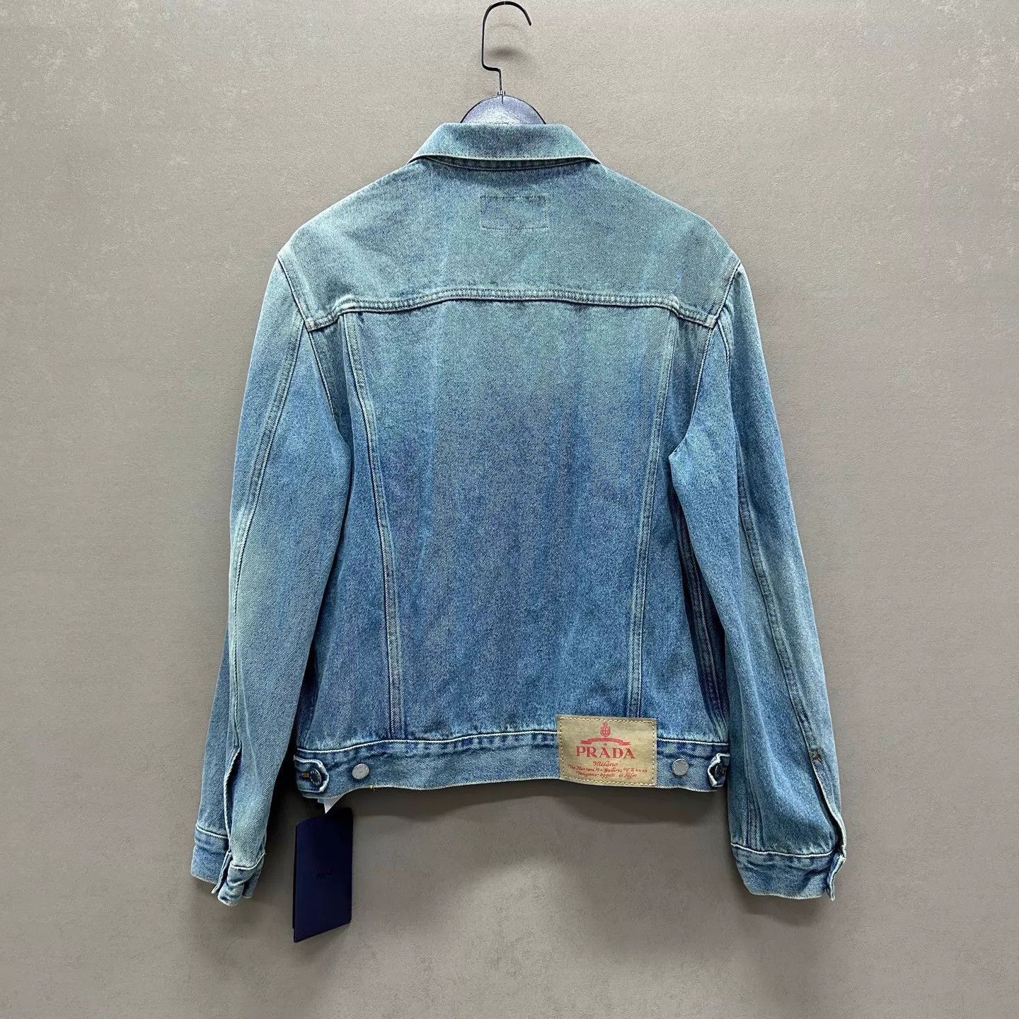 Prada Blue Denim Jacket with Button Front - XL Size US XL / EU 56 / 4 - 1 Thumbnail