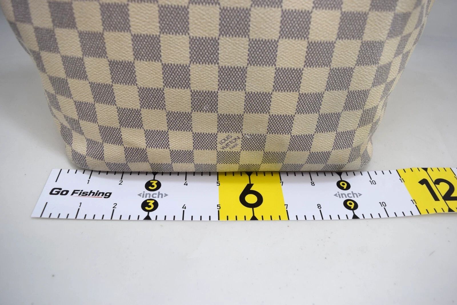 Louis Vuitton Auth Louis Vuitton Saleya PM Tote Bag Azur Canvas N51186 Size ONE SIZE - 4 Thumbnail